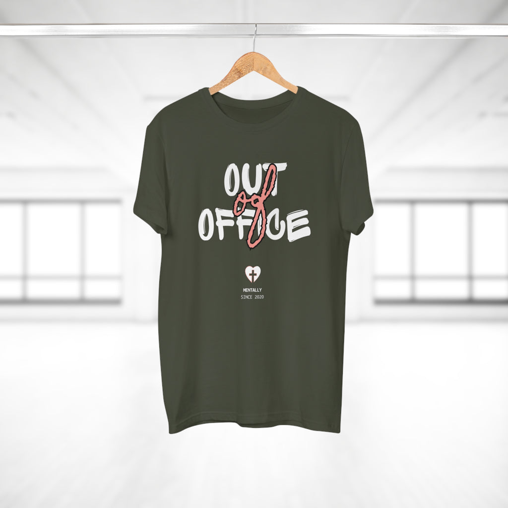 OUT OF OFFICE. MENTALLY SINCE 2020 - Lustiges Männer T-Shirt – Post-Pandemie Humor