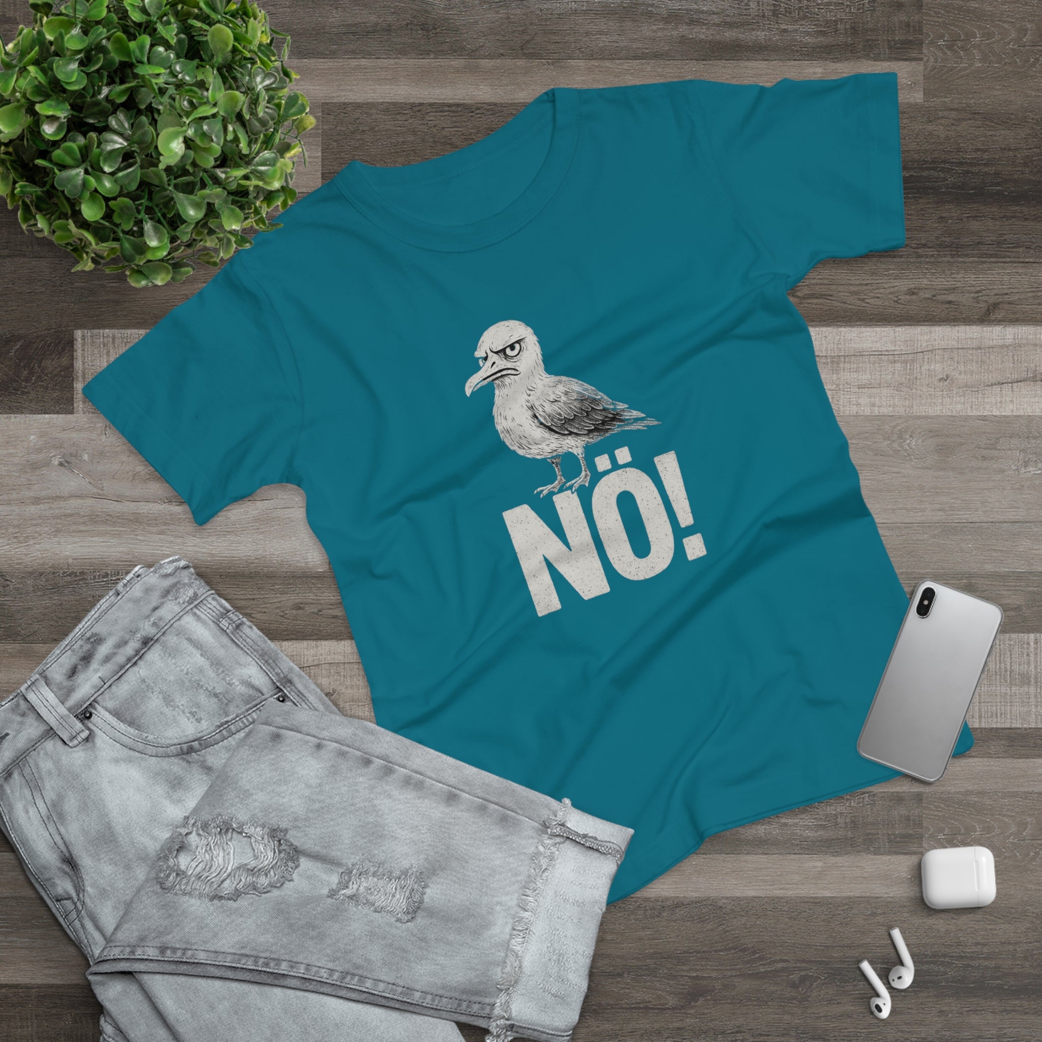 Nö! |T-Shirt Damen | Kurz. Klar. Nordisch.