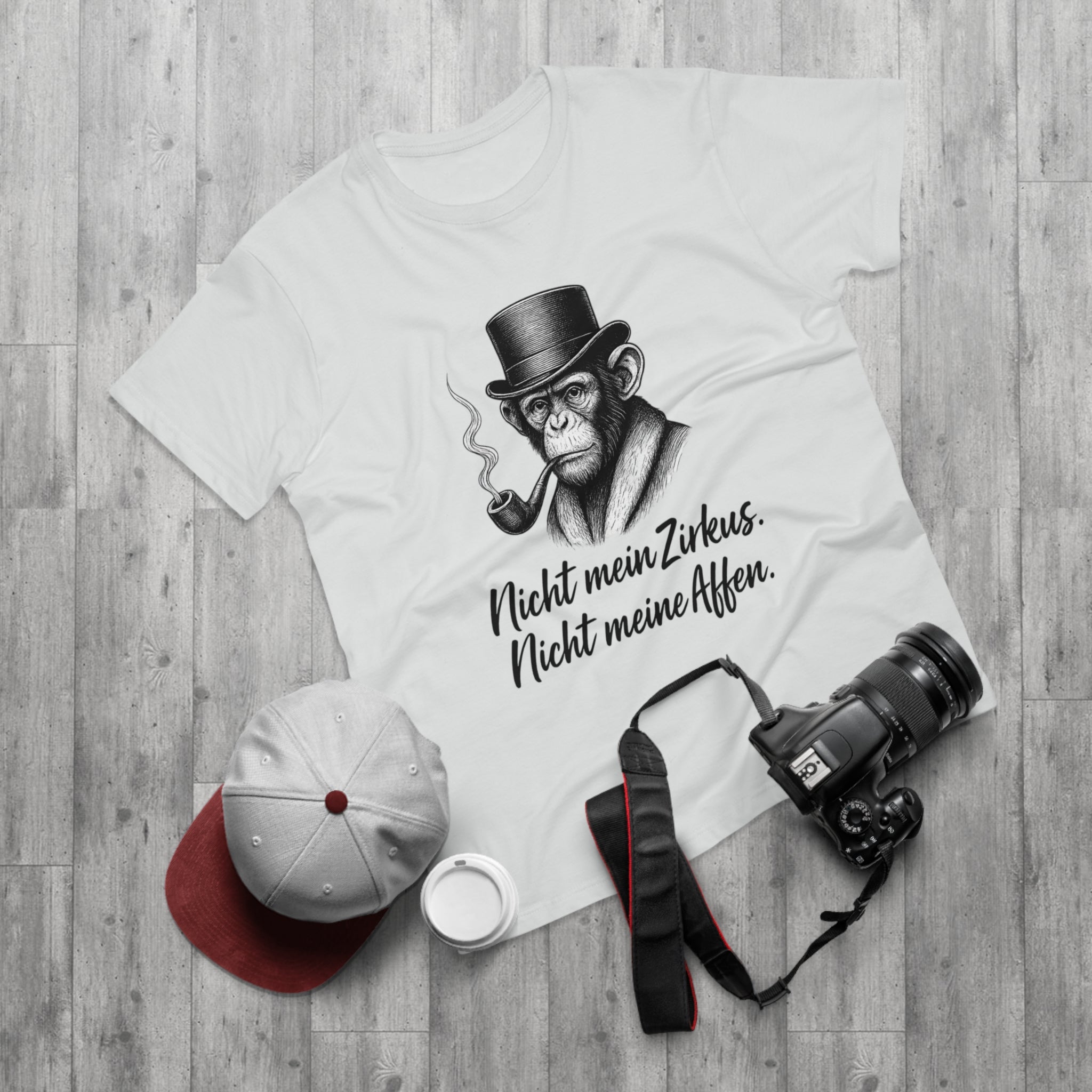 Fun Monkey Quote T-Shirt for Men, Casual Tee, Unique Gift, Humor Shirt, Birthday Gift, Animal Lover Top