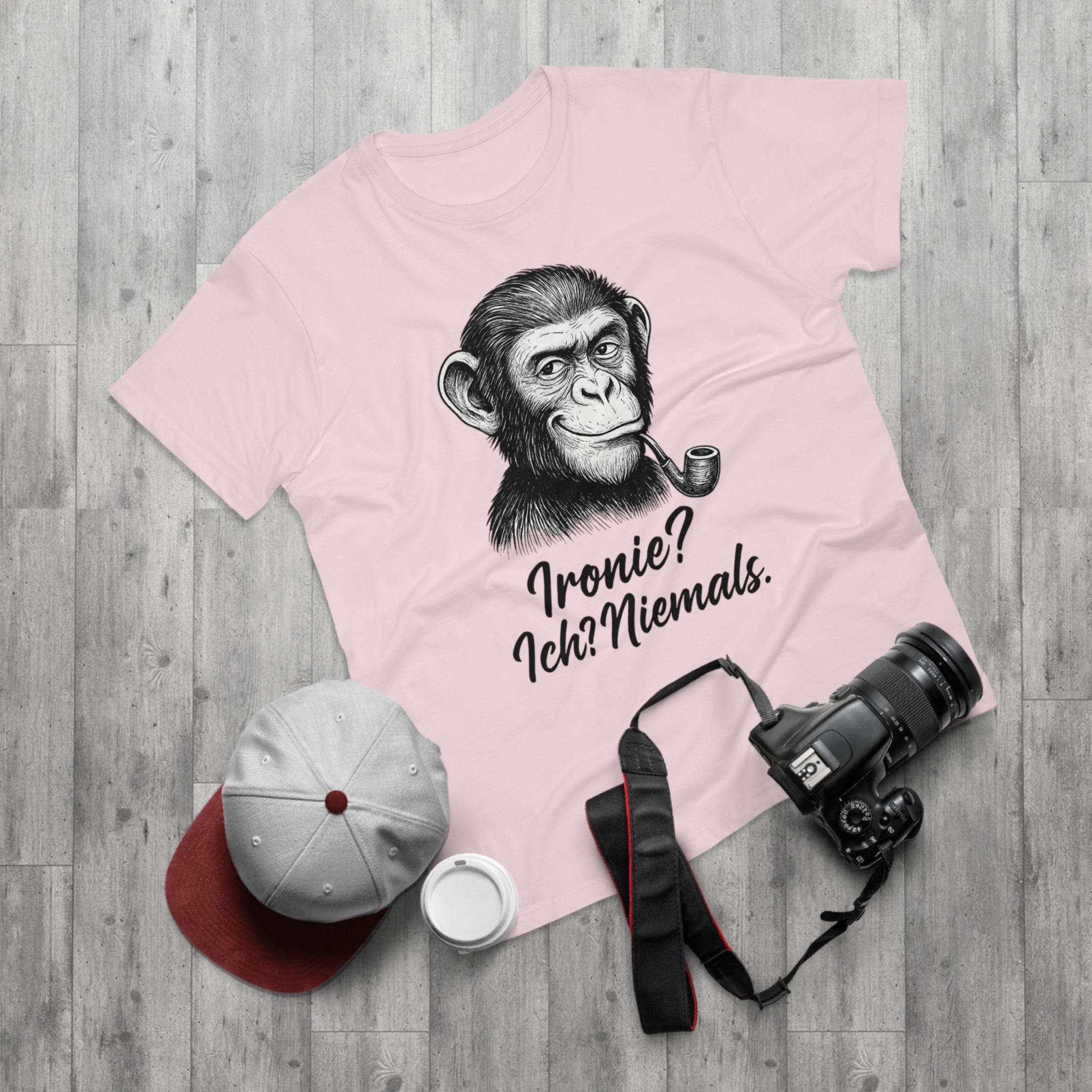 Whimsical Chimpanzee T-Shirt, Funny Animal Tee, Quirky Gift, Casual Wear, Birthday Gift, Humorous Shirt