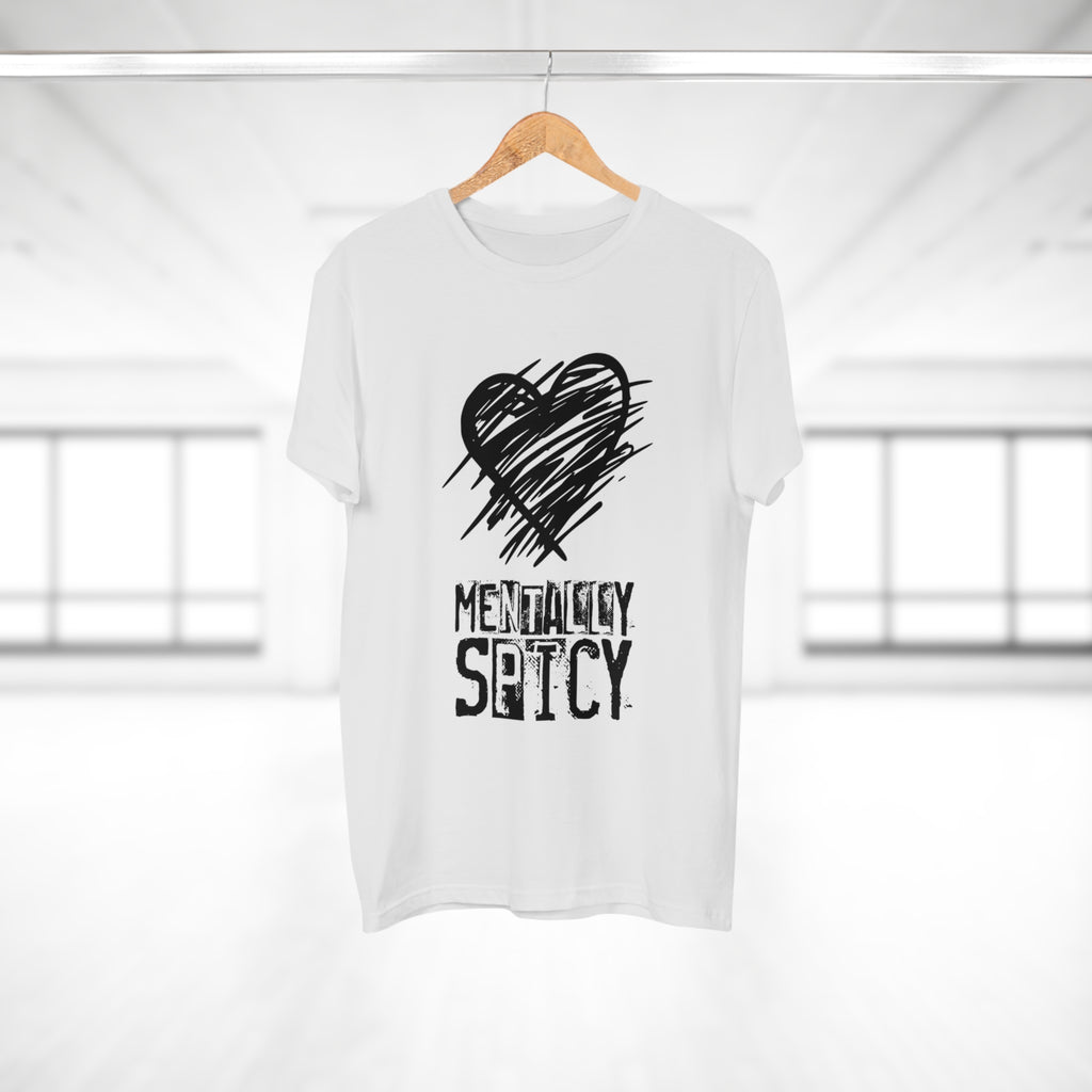 MENTALLY SPICY - Mental Health Shirt mit Humor - Trendiges Statement für Alltag & Festival