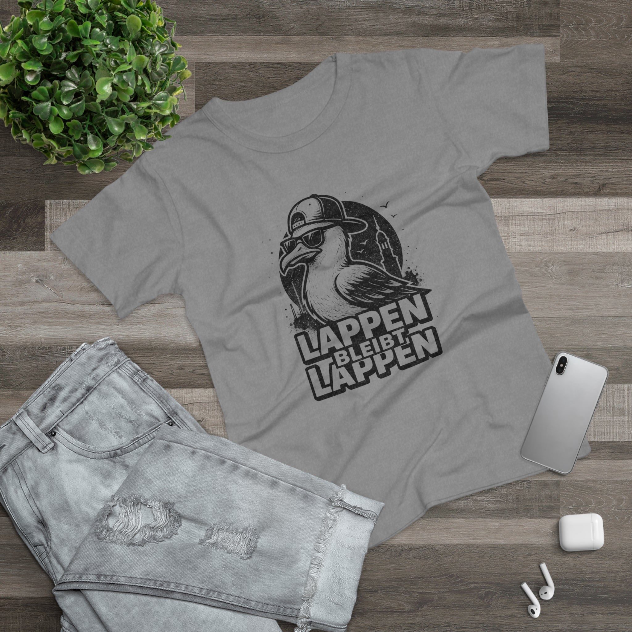 Lappen bleibt Lappen | T-Shirt Damen | Ehrlich. Frech. Nordisch.