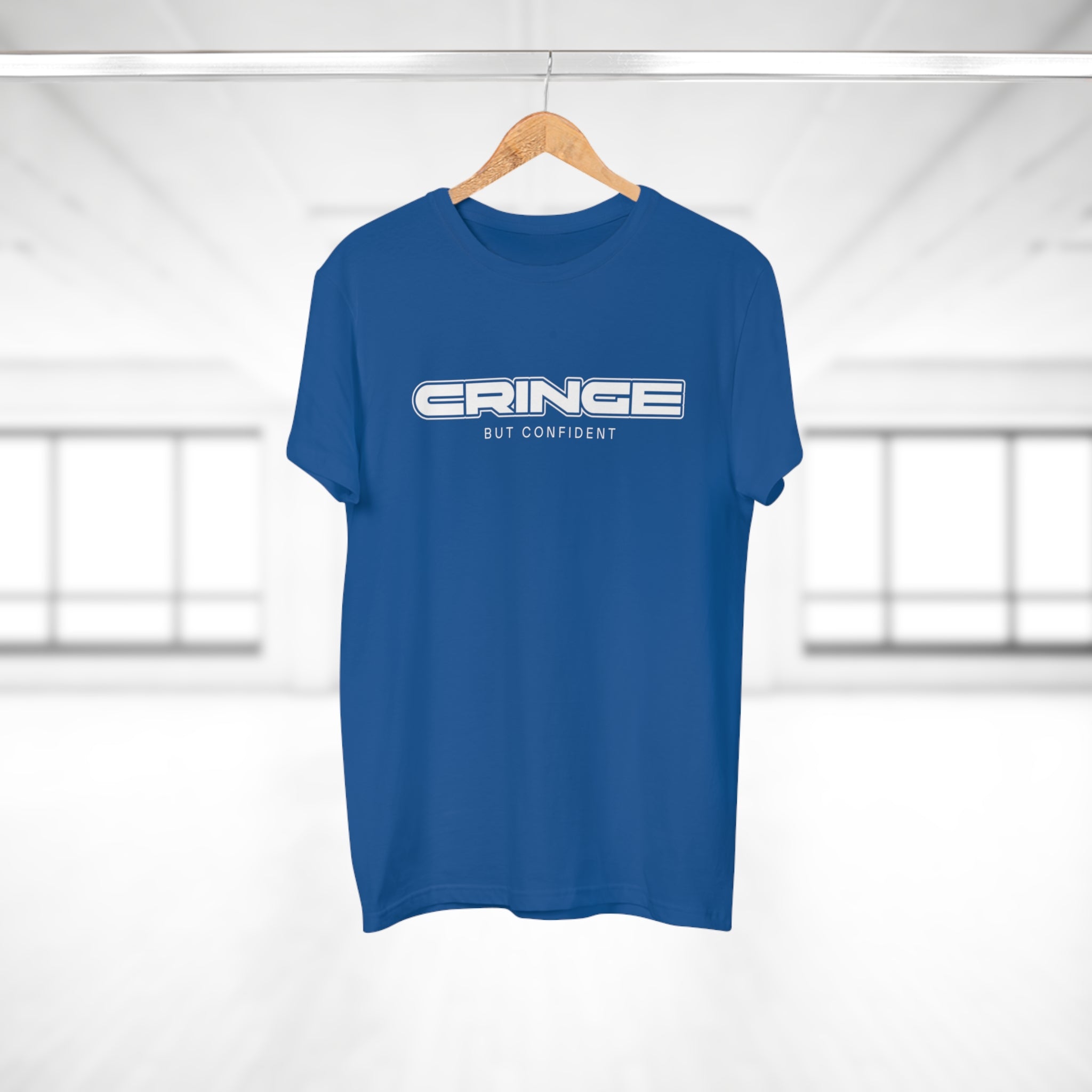 Cringe But Confident - Streetwear Statement Shirt – 100 % Baumwolle für echte Typen