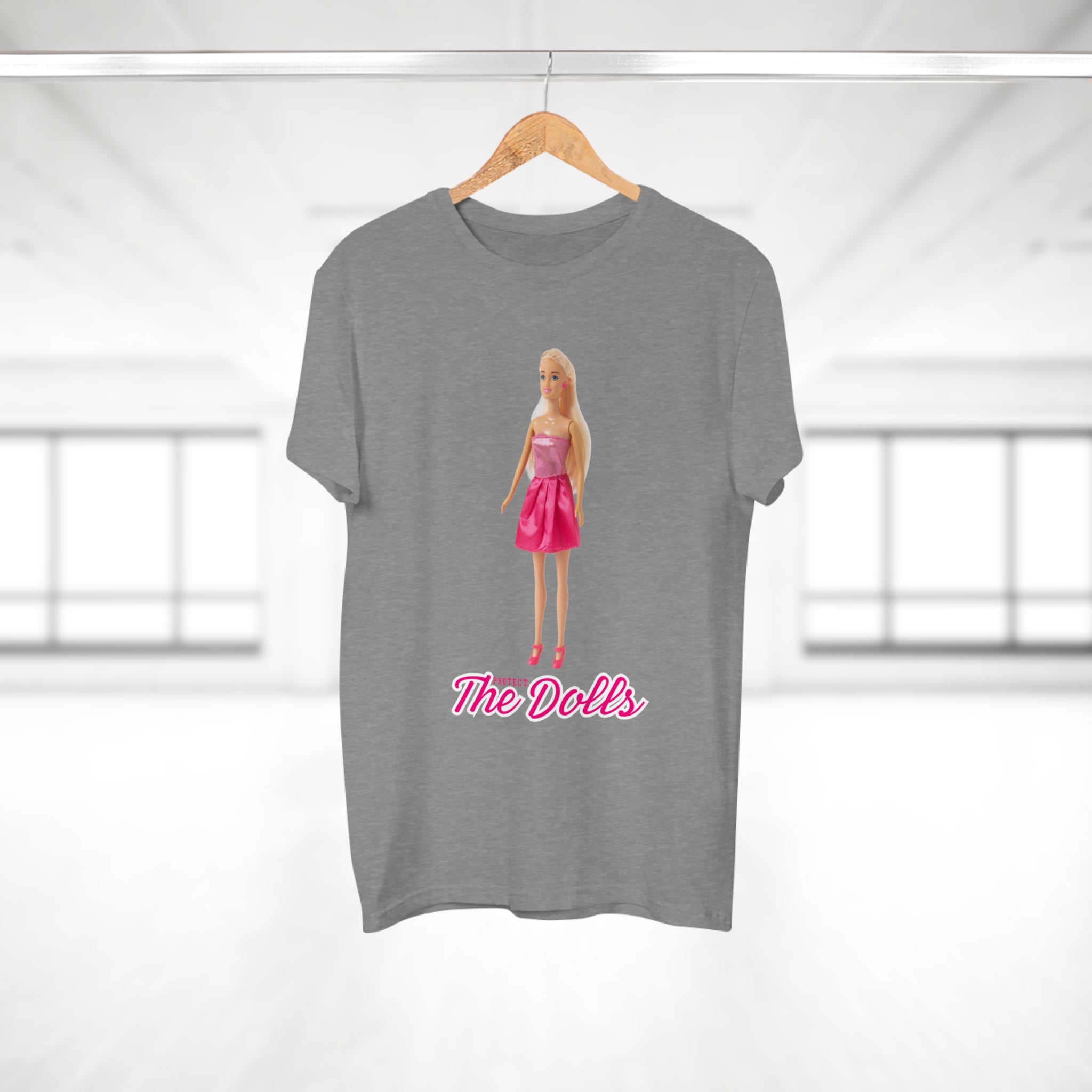 PROTECT THE DOLLS - Statement T-Shirt Herren – Baumwollshirt mit Print & Message