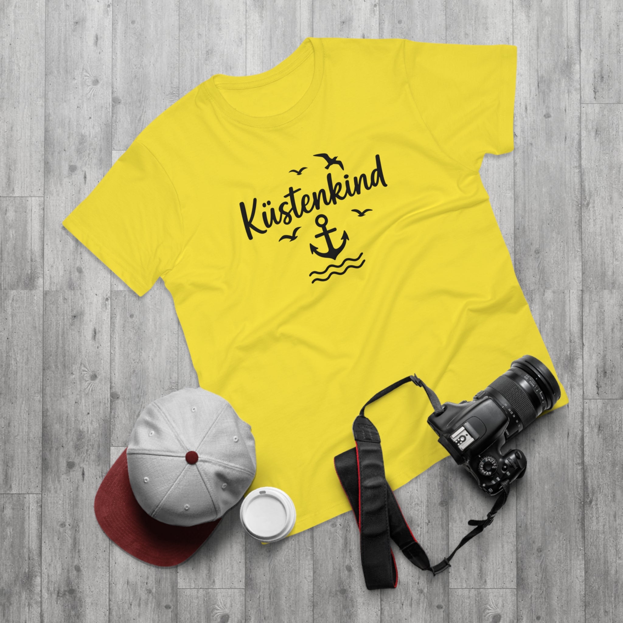 Küstenkind T-Shirt – Maritimes Shirt mit Anker & Möwen – Nordsee Ostsee Geschenk