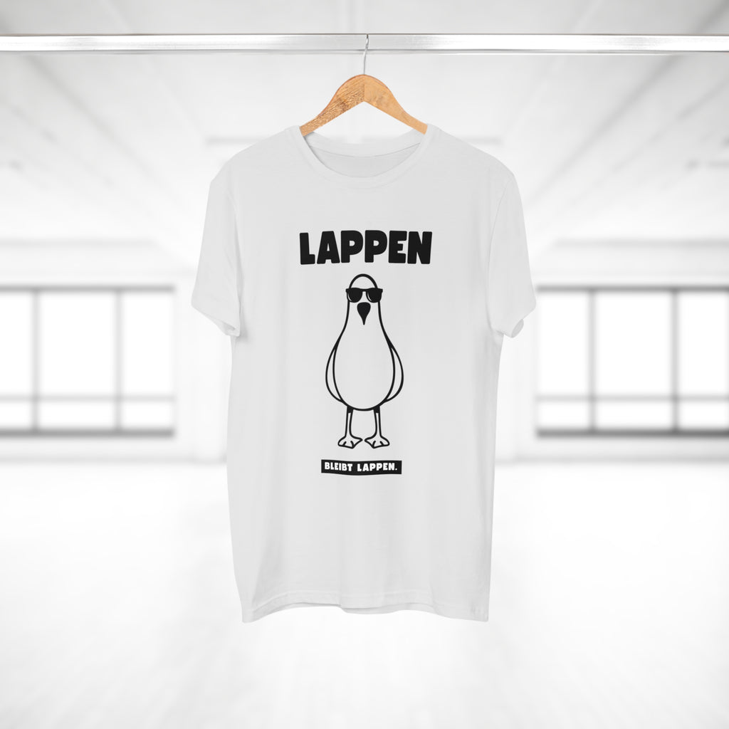 LAPPEN BLEIBT LAPPEN - Statement T-Shirt mit maritimem Flair – Für echte Küstenkinder und Möwen-Fans