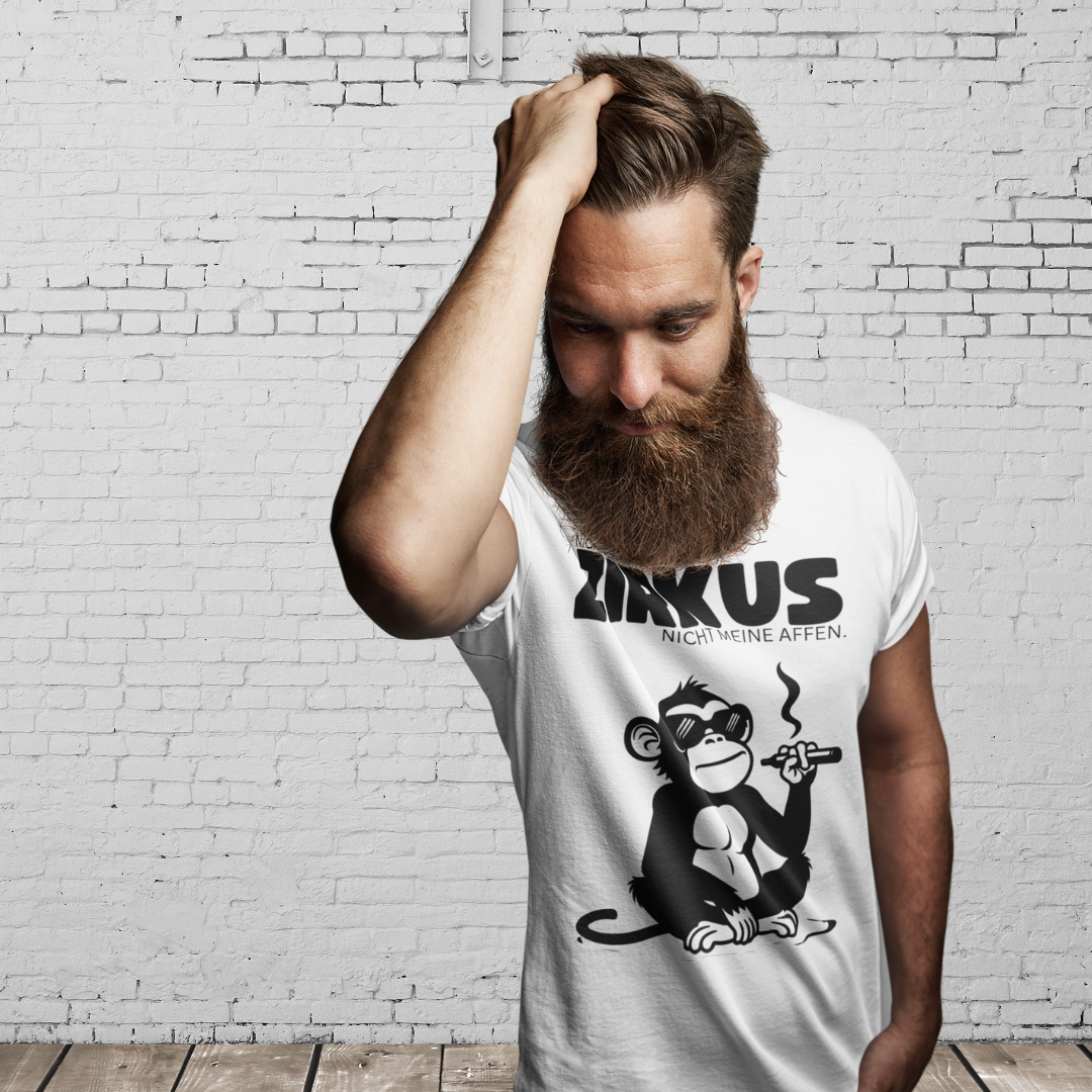 NICHT MEIN ZIRKUS. NICHT MEINE AFFEN - Lustiges Statement Shirt – Ironisch & ehrlich