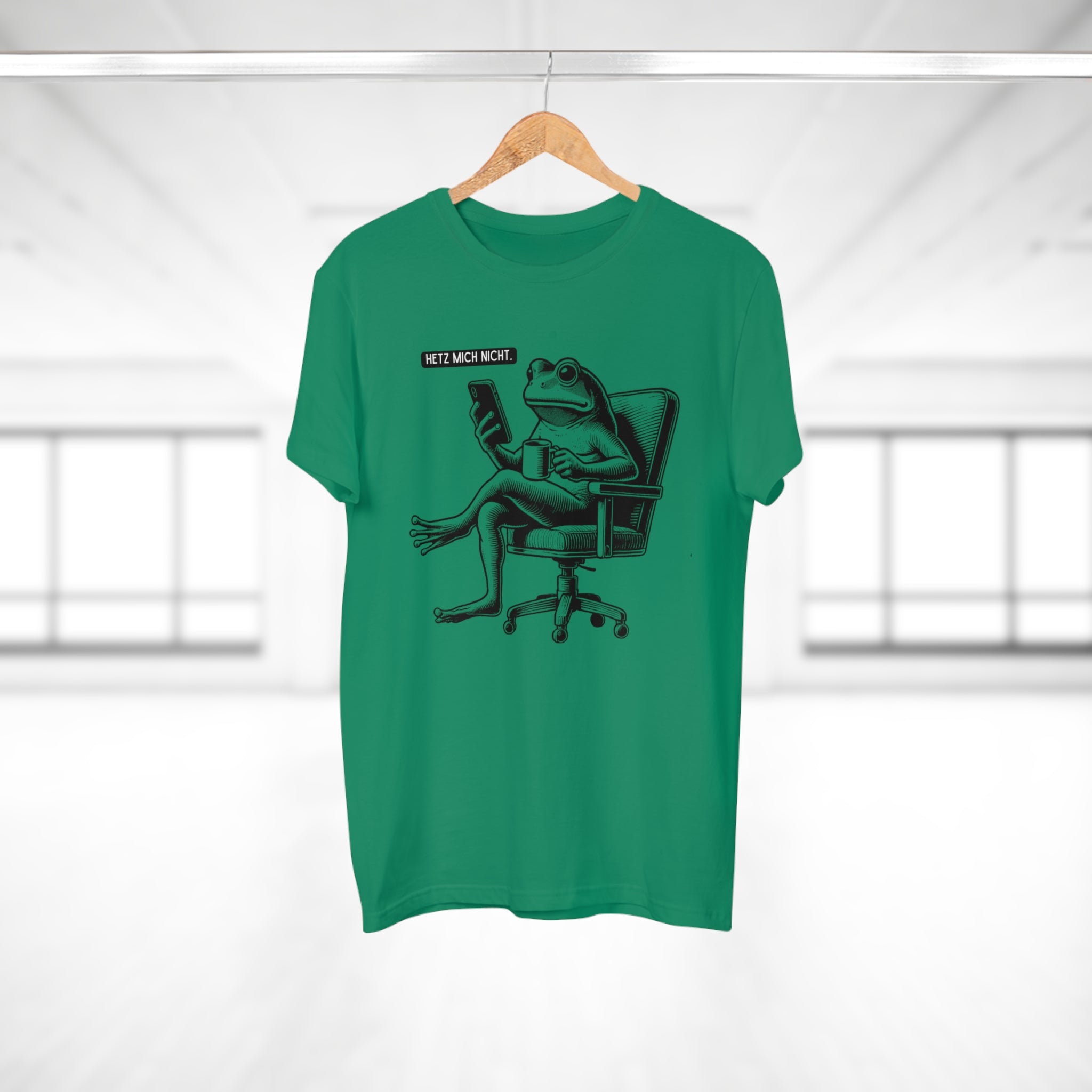 HETZ MICH NICHT - Statement Shirt -  Lässiges T-Shirt mit entspanntem Spruch
