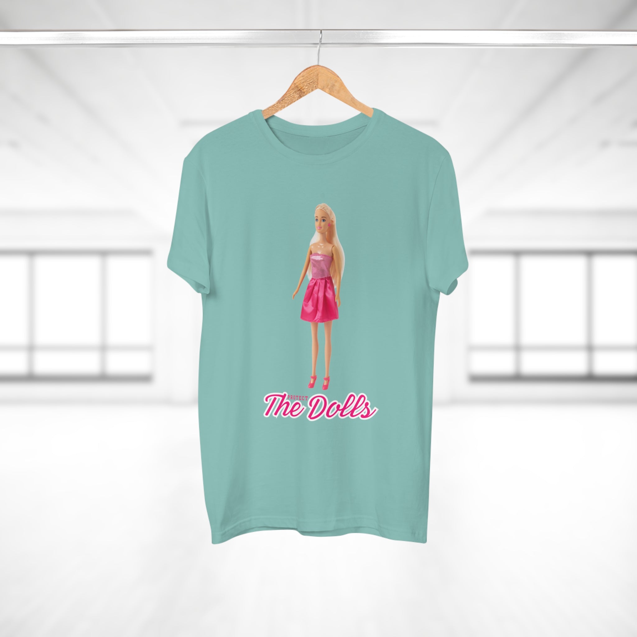 PROTECT THE DOLLS - Statement T-Shirt Herren – Baumwollshirt mit Print & Message