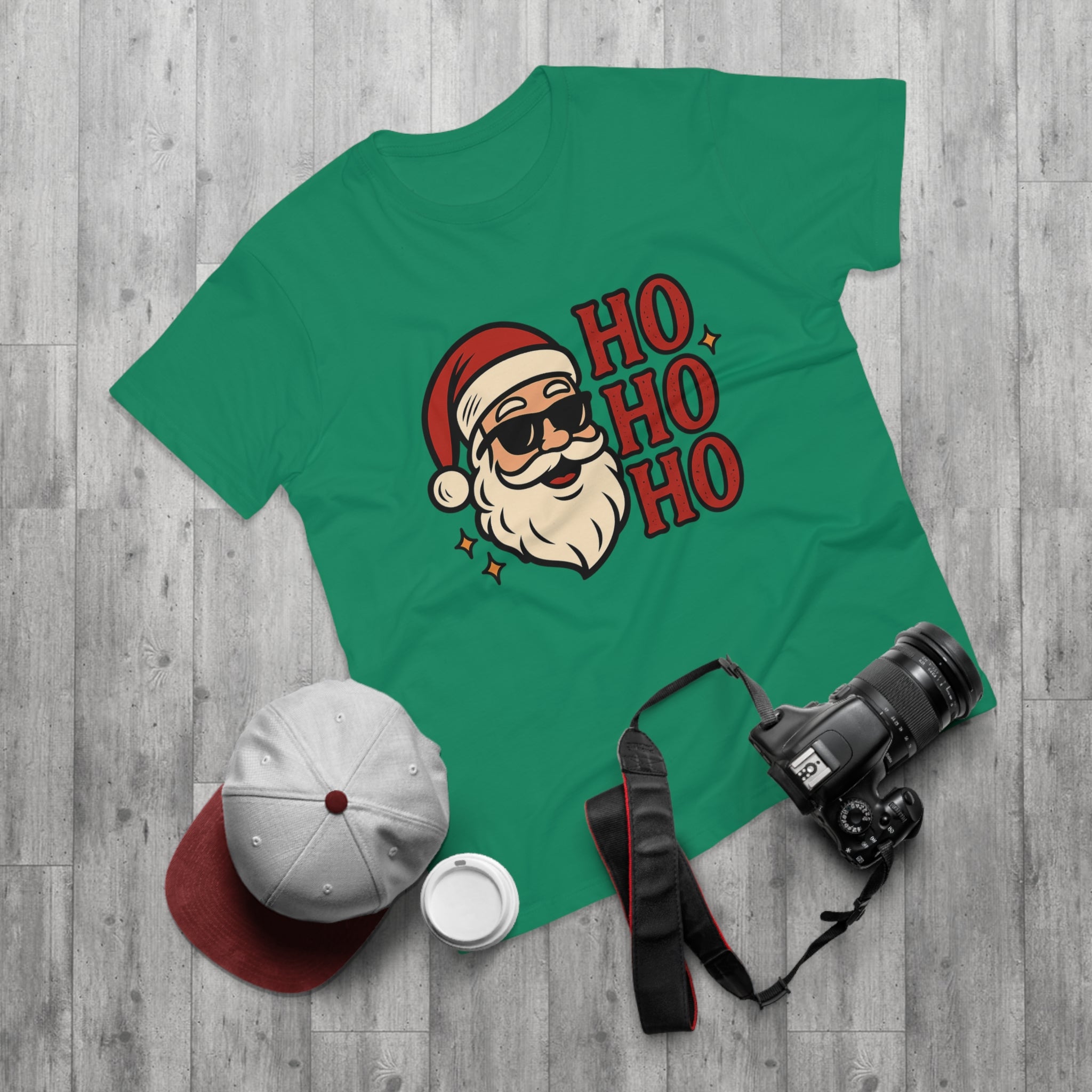 Santa Cool Men's T-Shirt, Christmas Shirt, Holiday Graphic Tee, Funny T-Shirt, Gift for Him, Casual Wear, Ho Ho Ho Tee