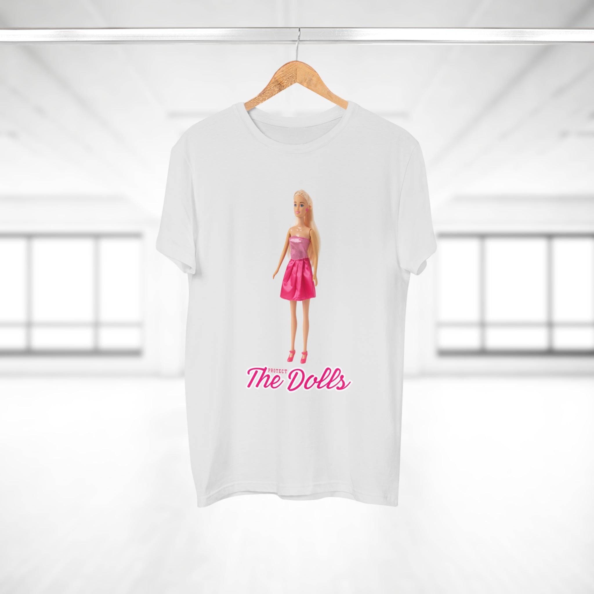 PROTECT THE DOLLS - Statement T-Shirt Herren – Baumwollshirt mit Print & Message