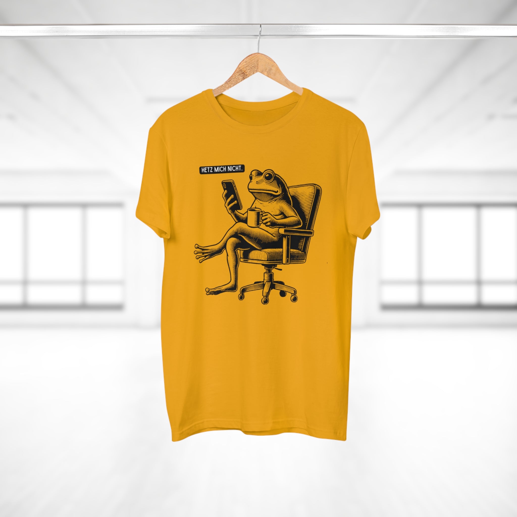 HETZ MICH NICHT - Statement Shirt -  Lässiges T-Shirt mit entspanntem Spruch