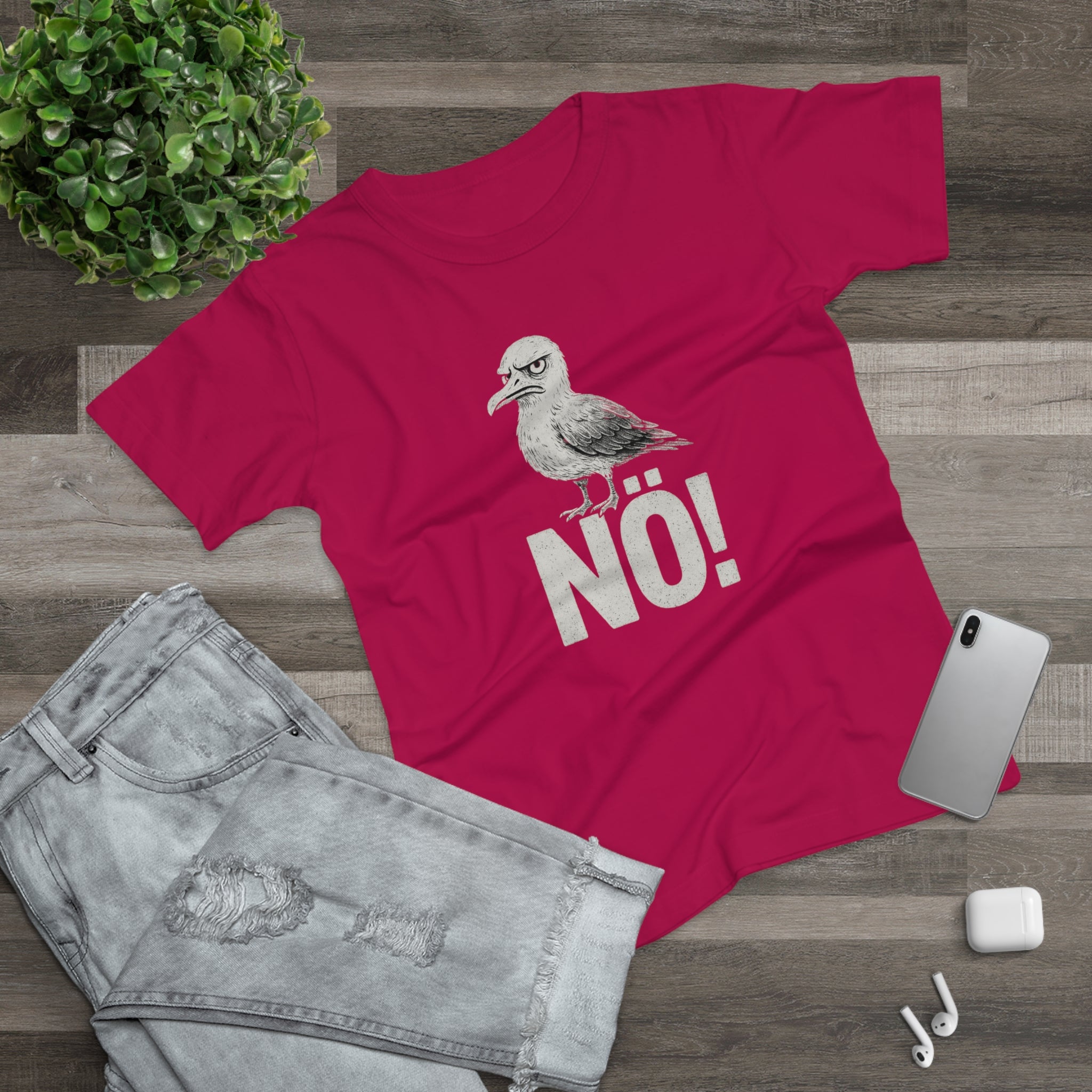 Nö! |T-Shirt Damen | Kurz. Klar. Nordisch.
