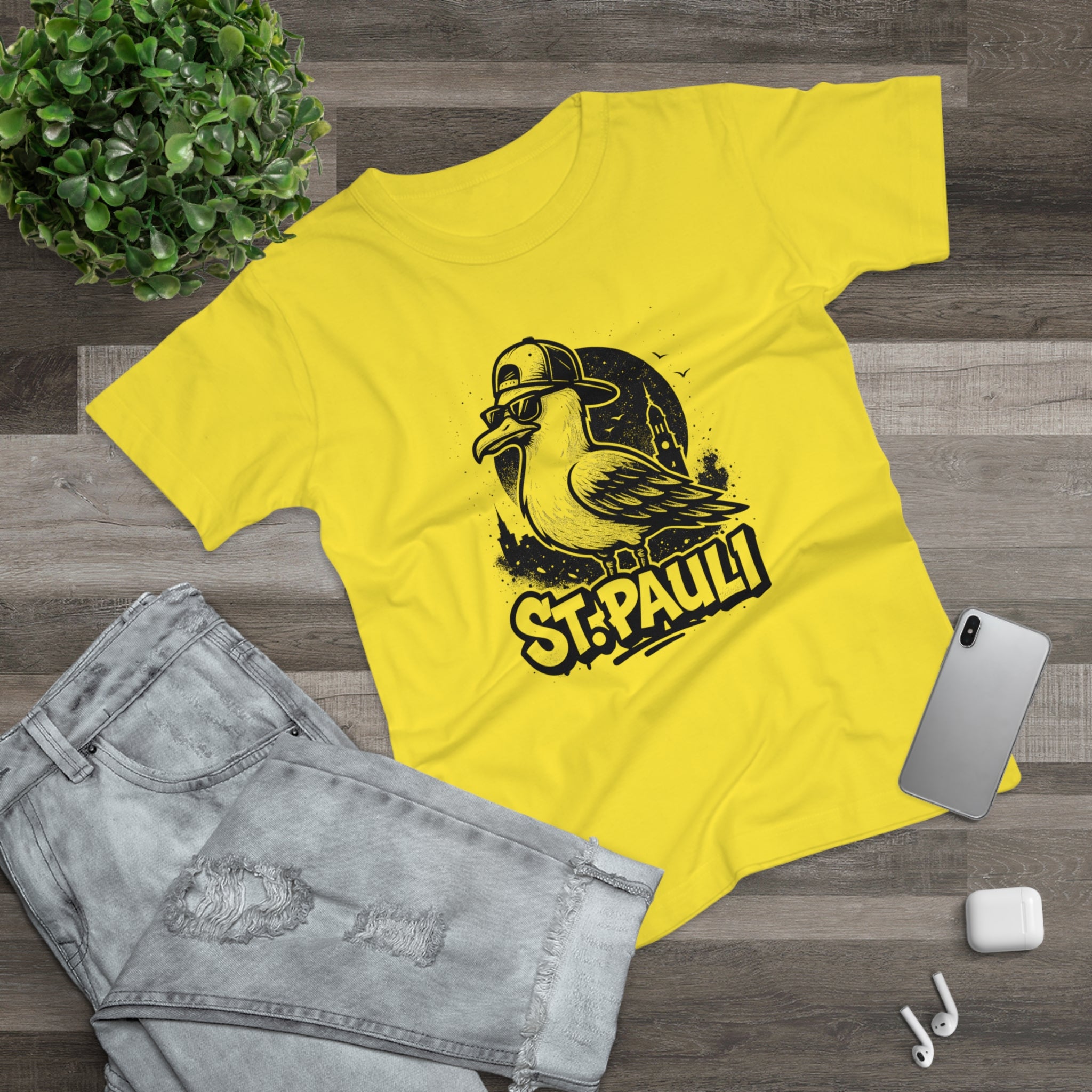 St. Pauli | T-Shirt Damen | Kiezstyle mit Herz und Haltung
