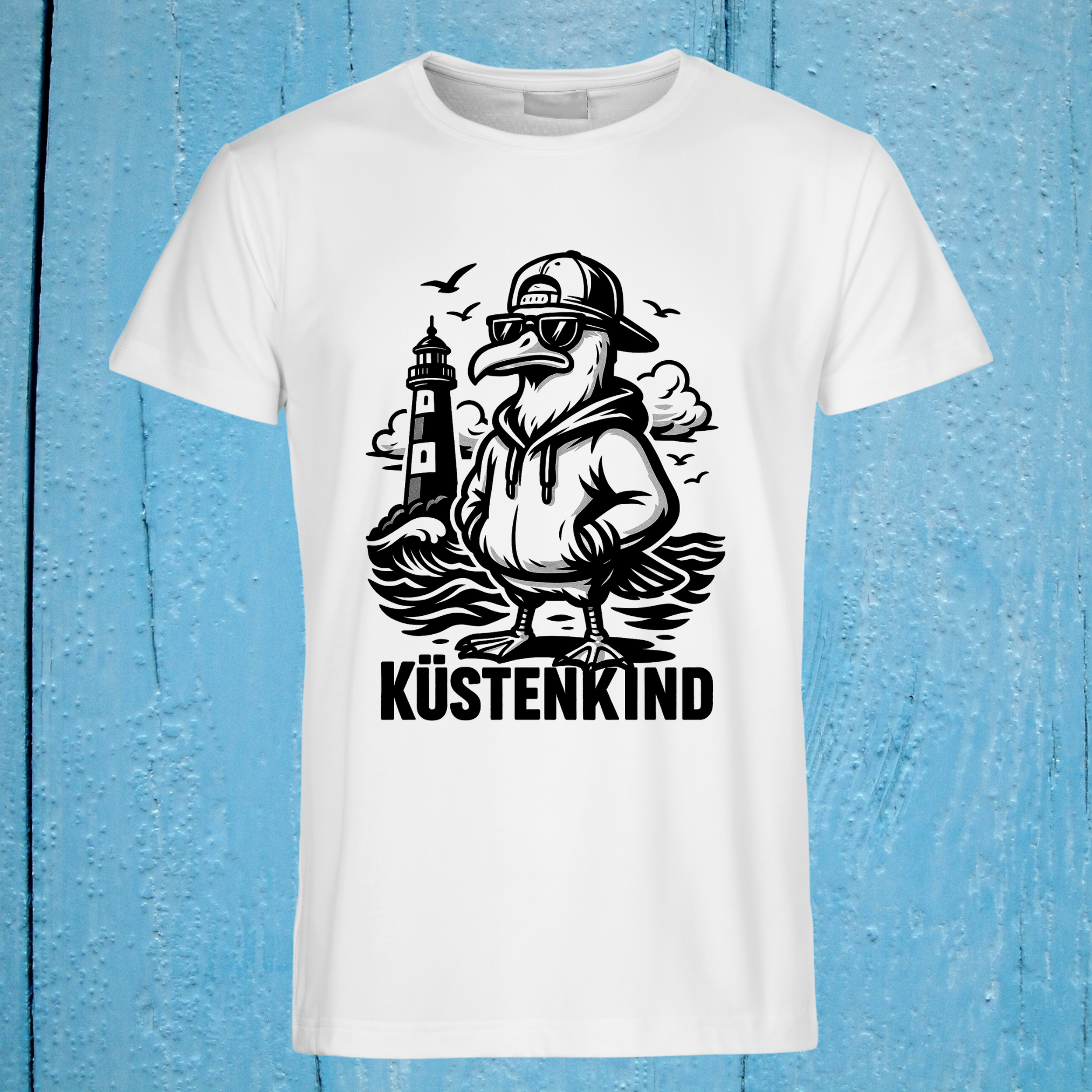 Küstenkind | T-Shirt Herren | Nordisch. Frei. Echt.
