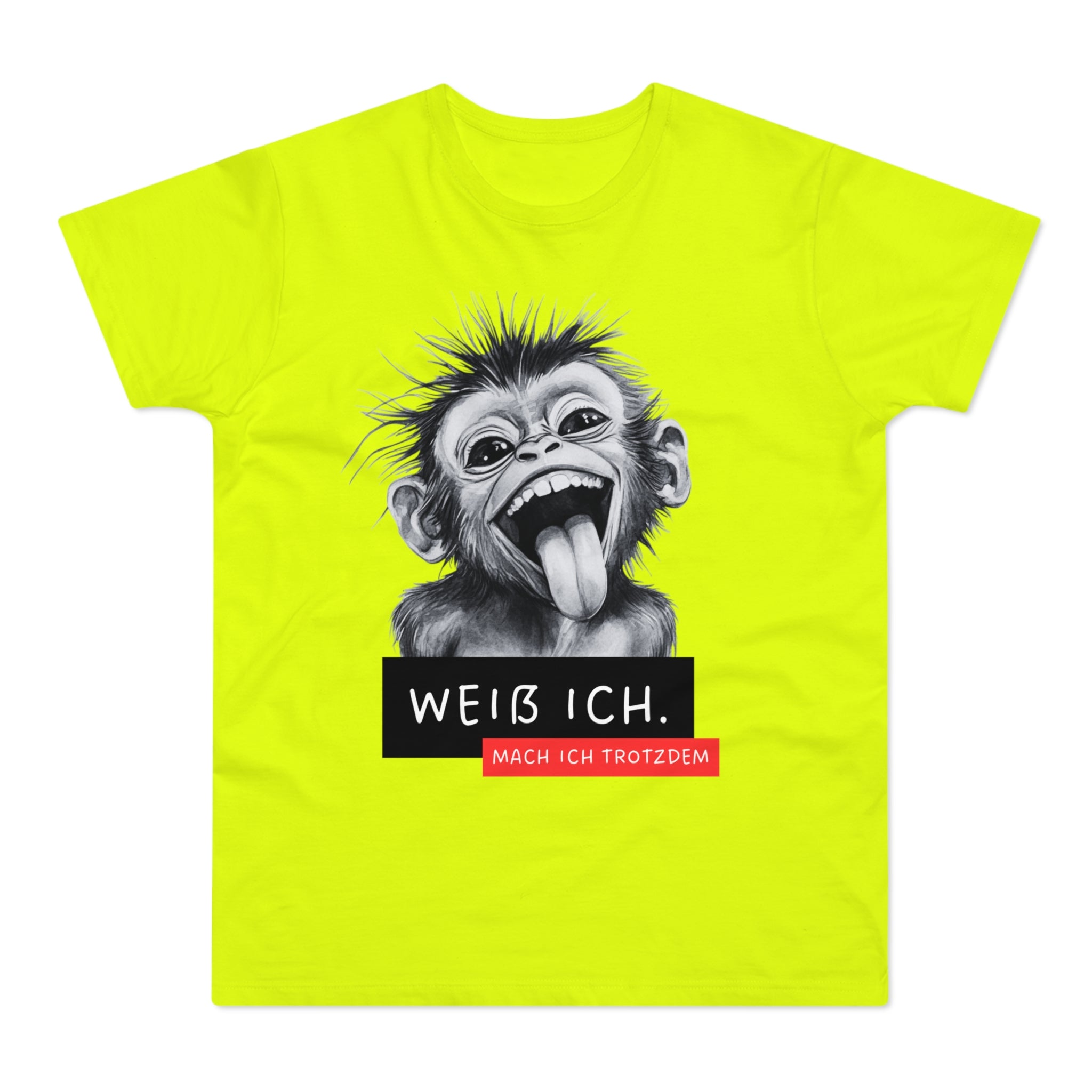 Funny Monkey Graphic T-Shirt, Humorous Tee for Animal Lovers, Gift for Birthdays and Special Occasions, Casual Wear, Statement Shirt