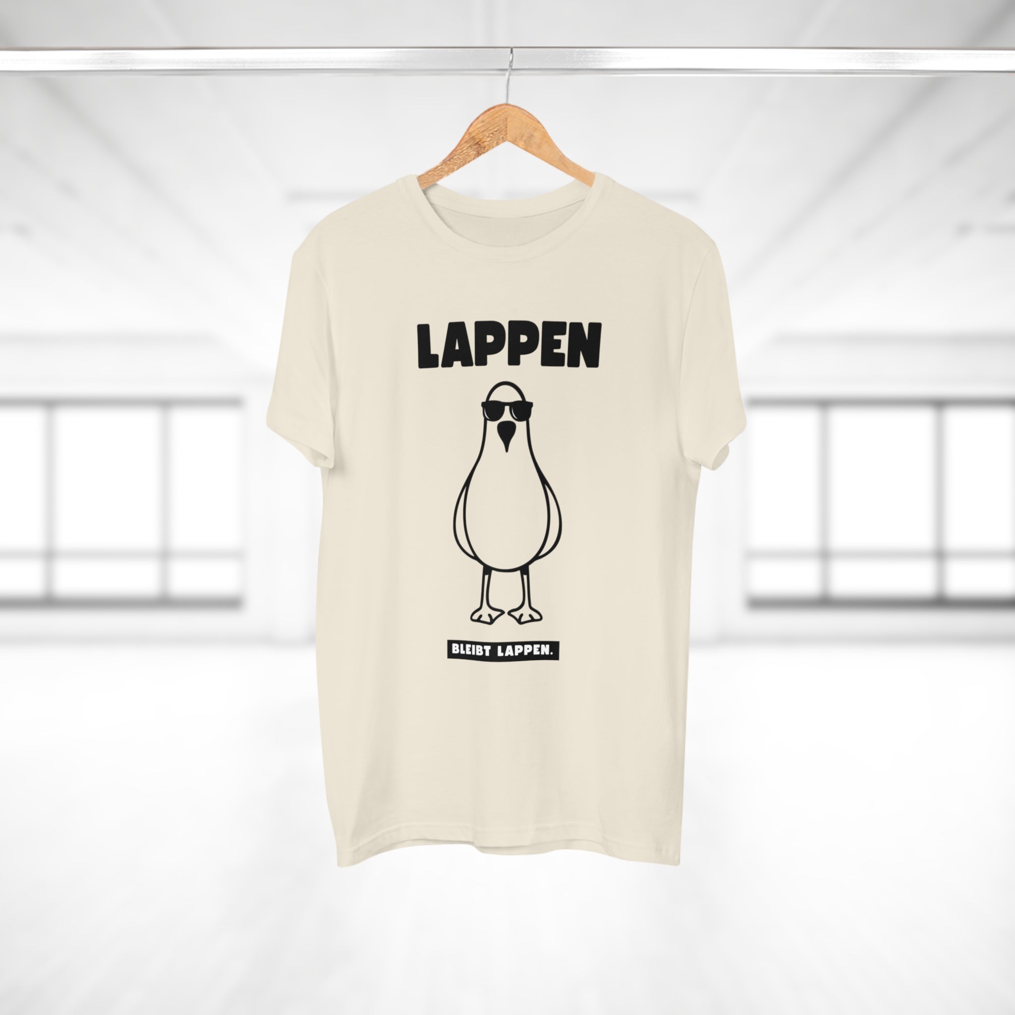 LAPPEN BLEIBT LAPPEN - Statement T-Shirt mit maritimem Flair – Für echte Küstenkinder und Möwen-Fans