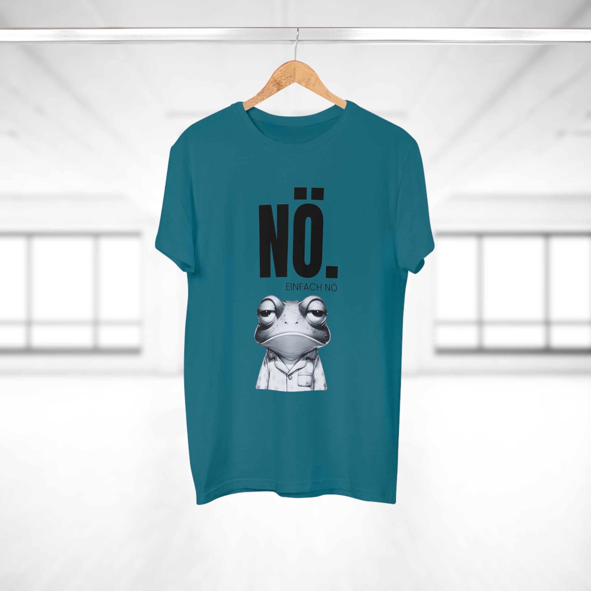 NÖ! EINFACH NÖ – Lustiges Herren T-Shirt mit Statement | Sarkastisches Sprüche Shirt aus Baumwolle – Geschenk für Männer & Freunde