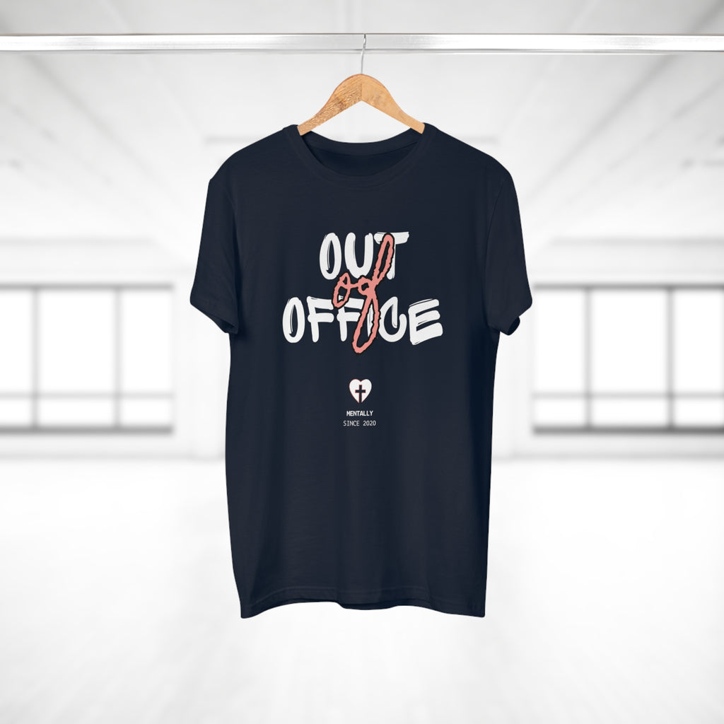 OUT OF OFFICE. MENTALLY SINCE 2020 - Lustiges Männer T-Shirt – Post-Pandemie Humor