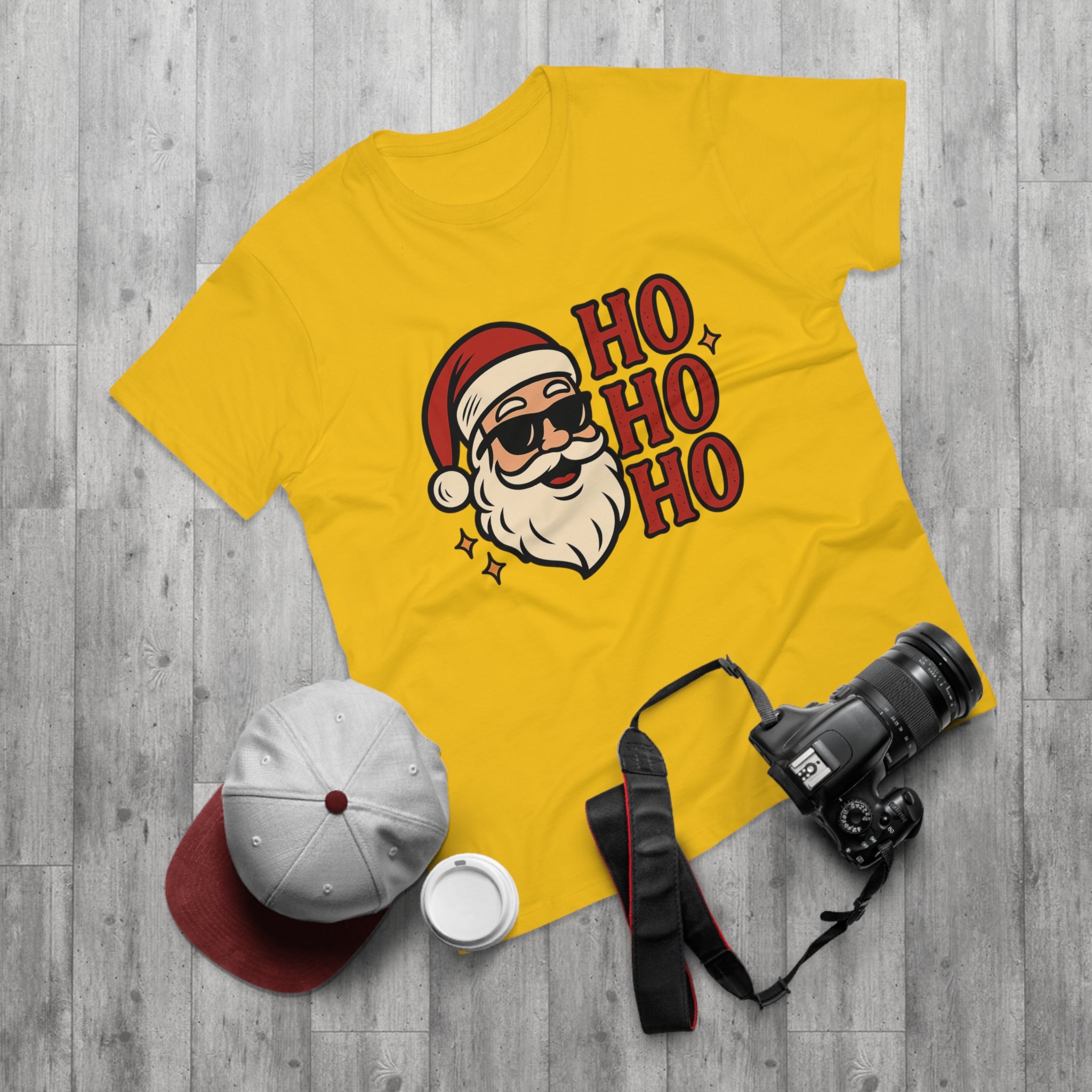 Santa Cool Men's T-Shirt, Christmas Shirt, Holiday Graphic Tee, Funny T-Shirt, Gift for Him, Casual Wear, Ho Ho Ho Tee