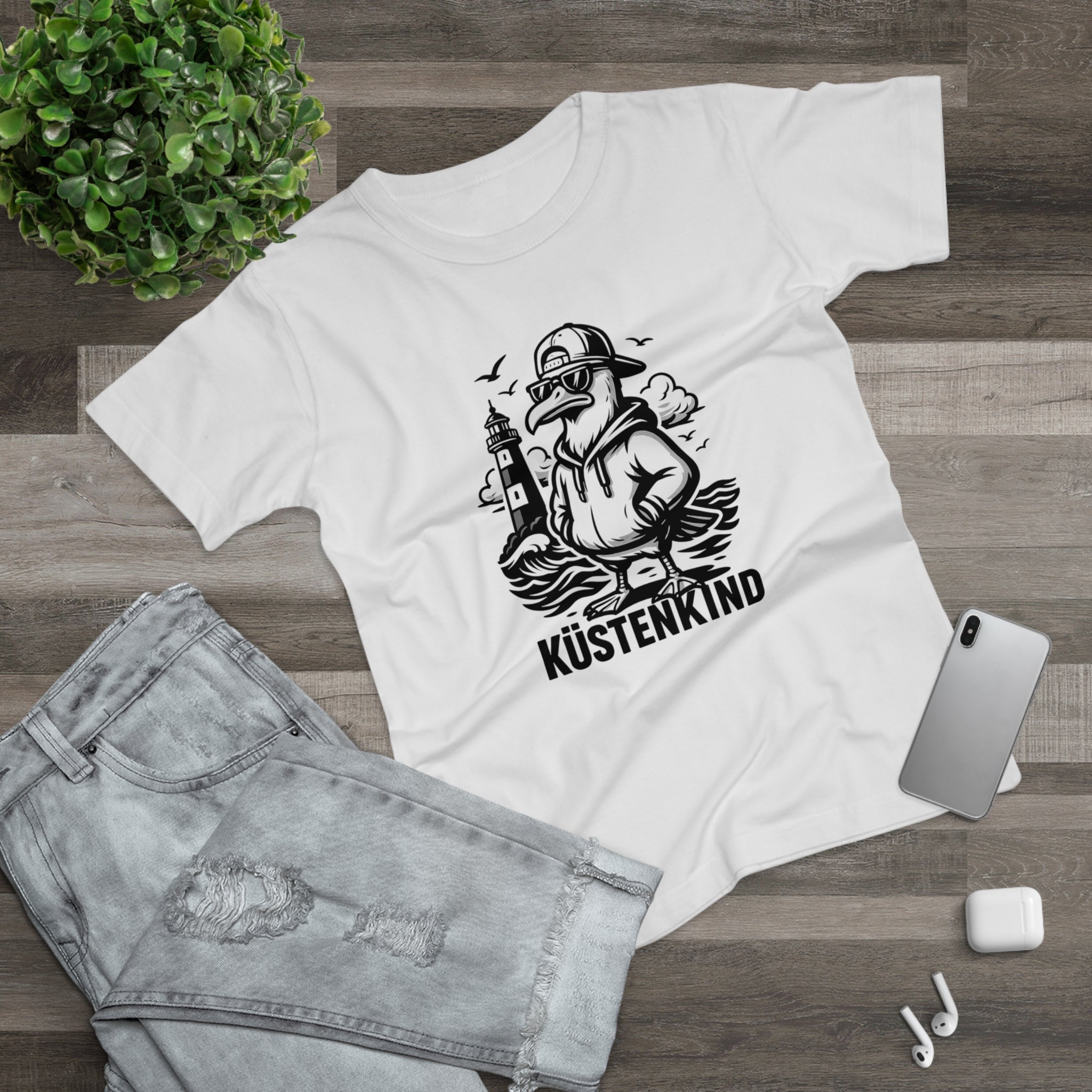 Küstenkind | T-Shirt Damen | Nordisch. Frei. Echt.
