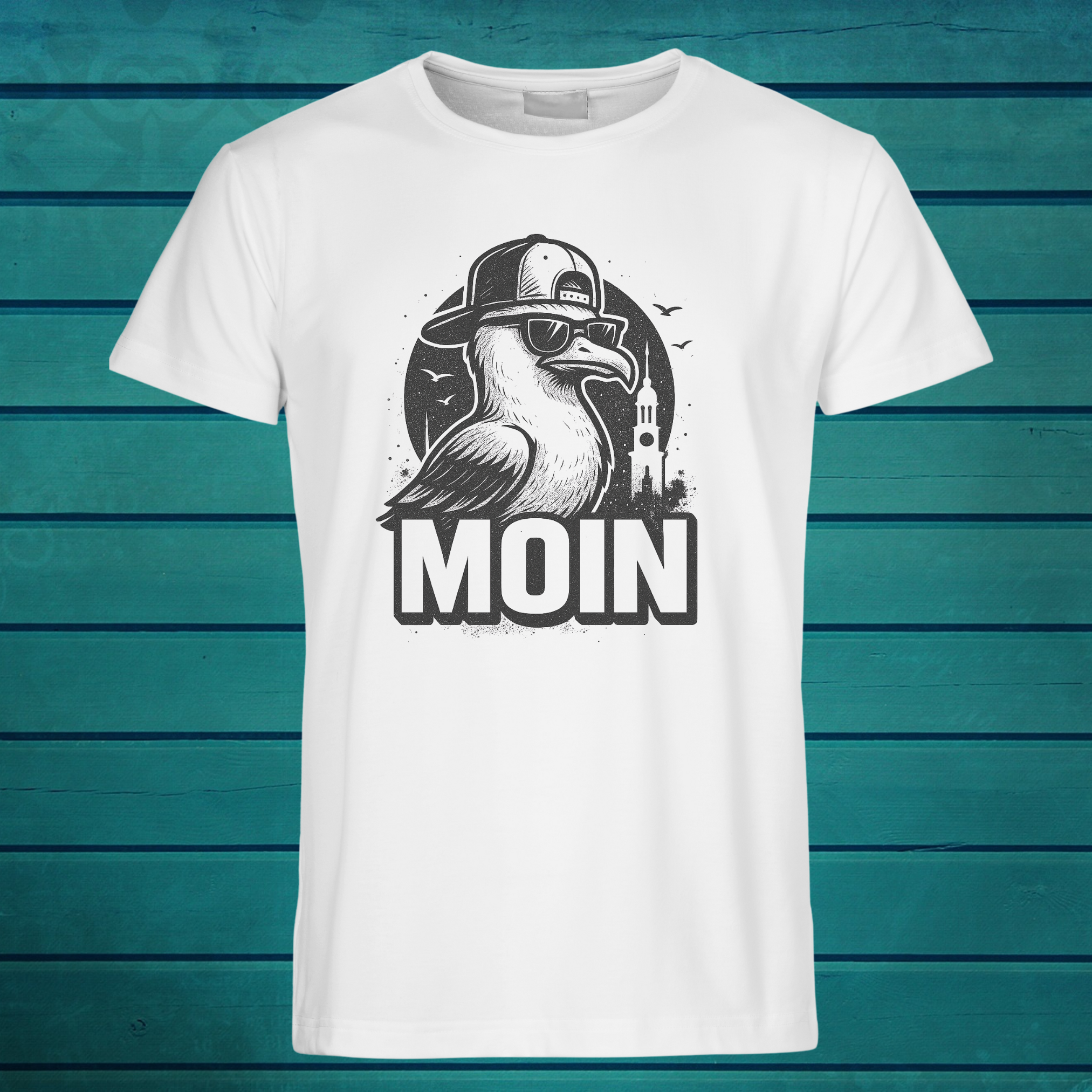 Moin | T-Shirt Herren | Nordisch. Freundlich. Echt.