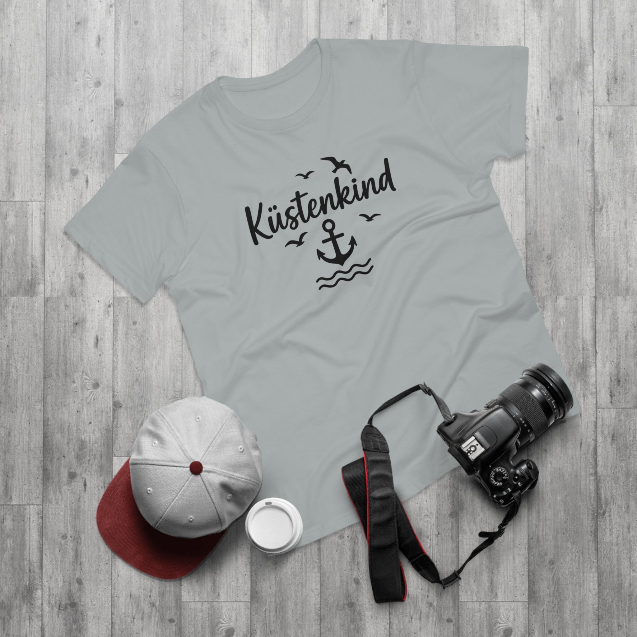 Küstenkind T-Shirt – Maritimes Shirt mit Anker & Möwen – Nordsee Ostsee Geschenk
