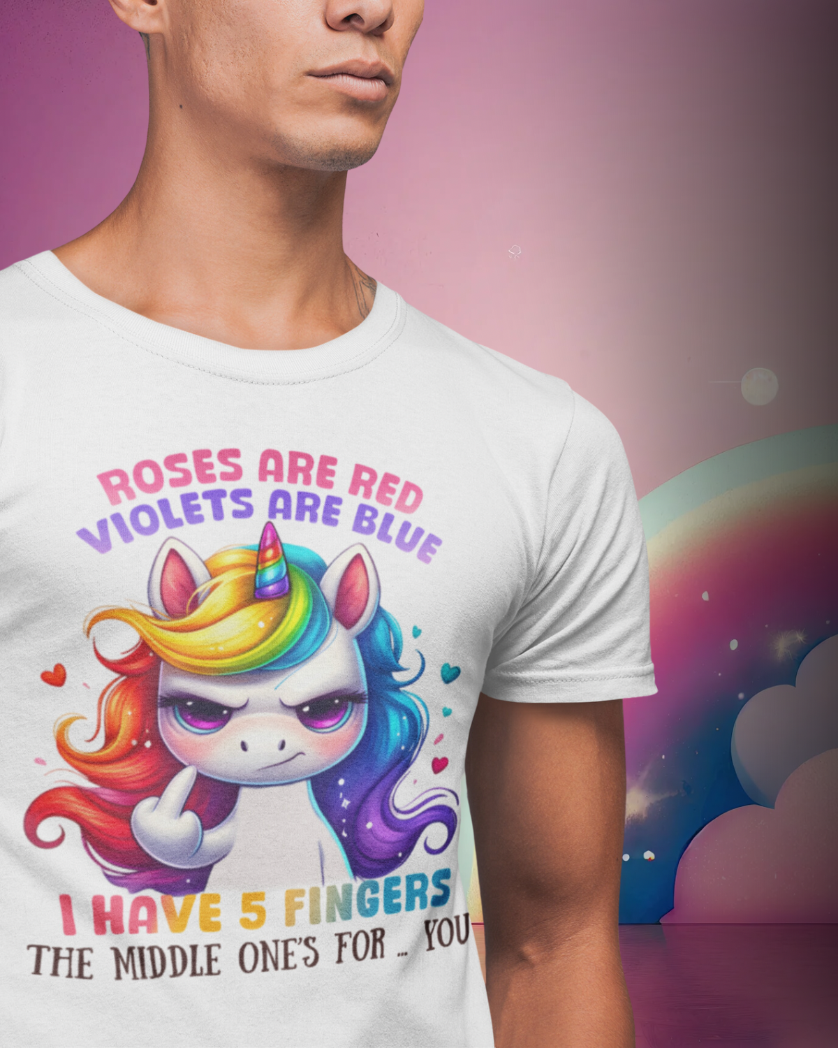 5 FINGERS UNICORN - MEN SHIRT