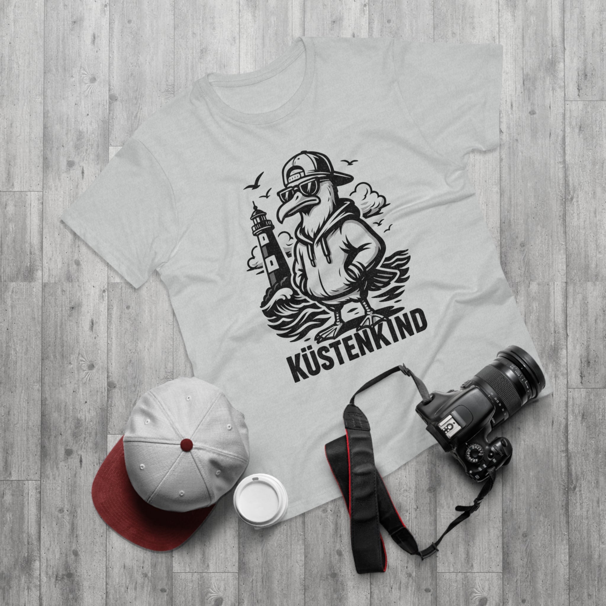 Küstenkind | T-Shirt Herren | Nordisch. Frei. Echt.