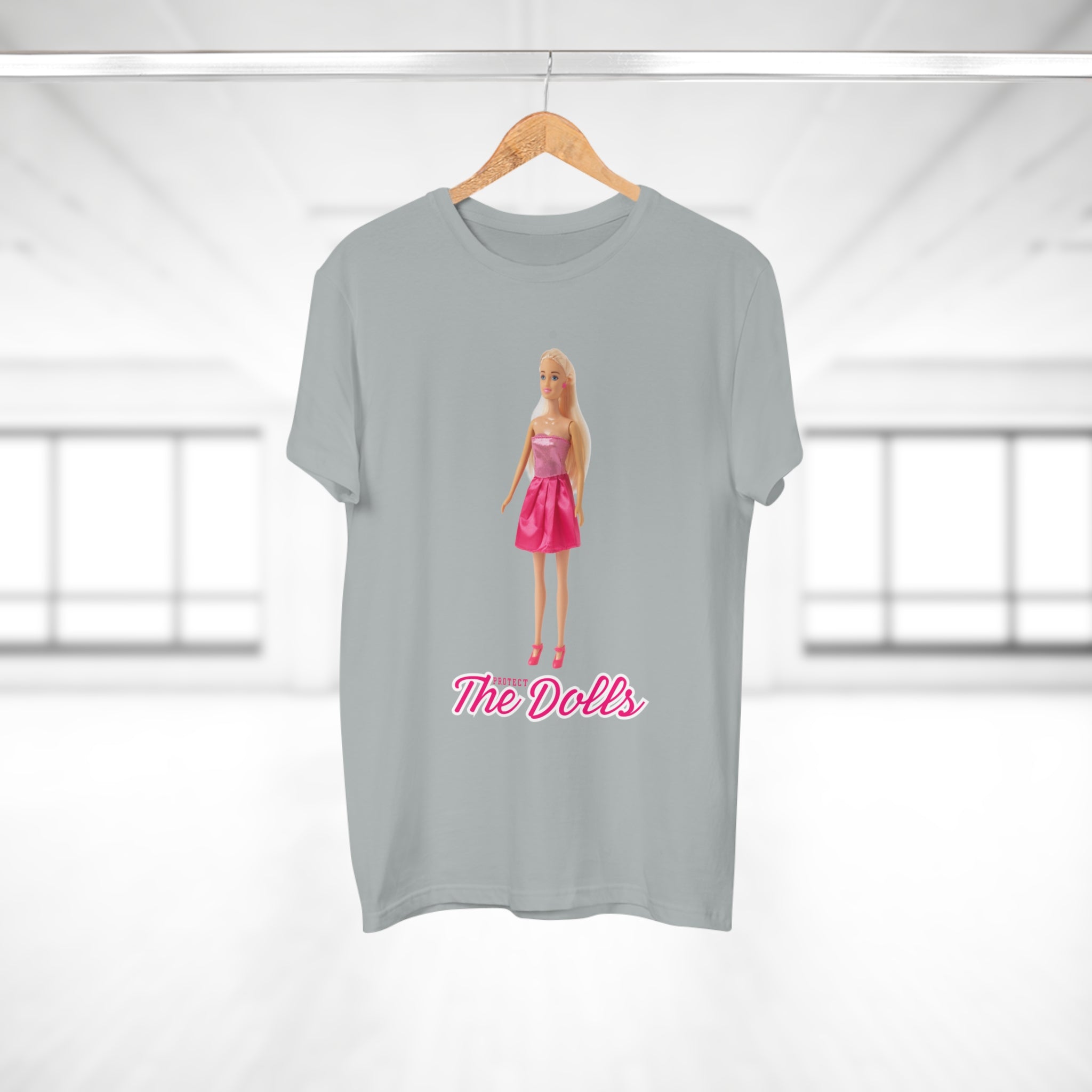 PROTECT THE DOLLS - Statement T-Shirt Herren – Baumwollshirt mit Print & Message