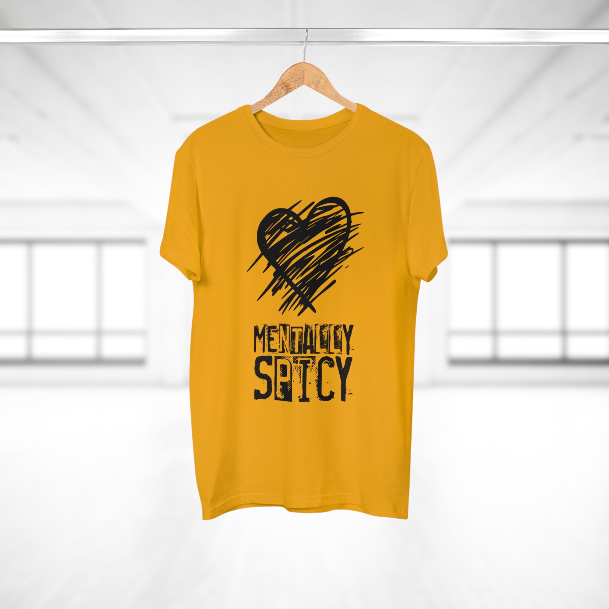 MENTALLY SPICY - Mental Health Shirt mit Humor - Trendiges Statement für Alltag & Festival