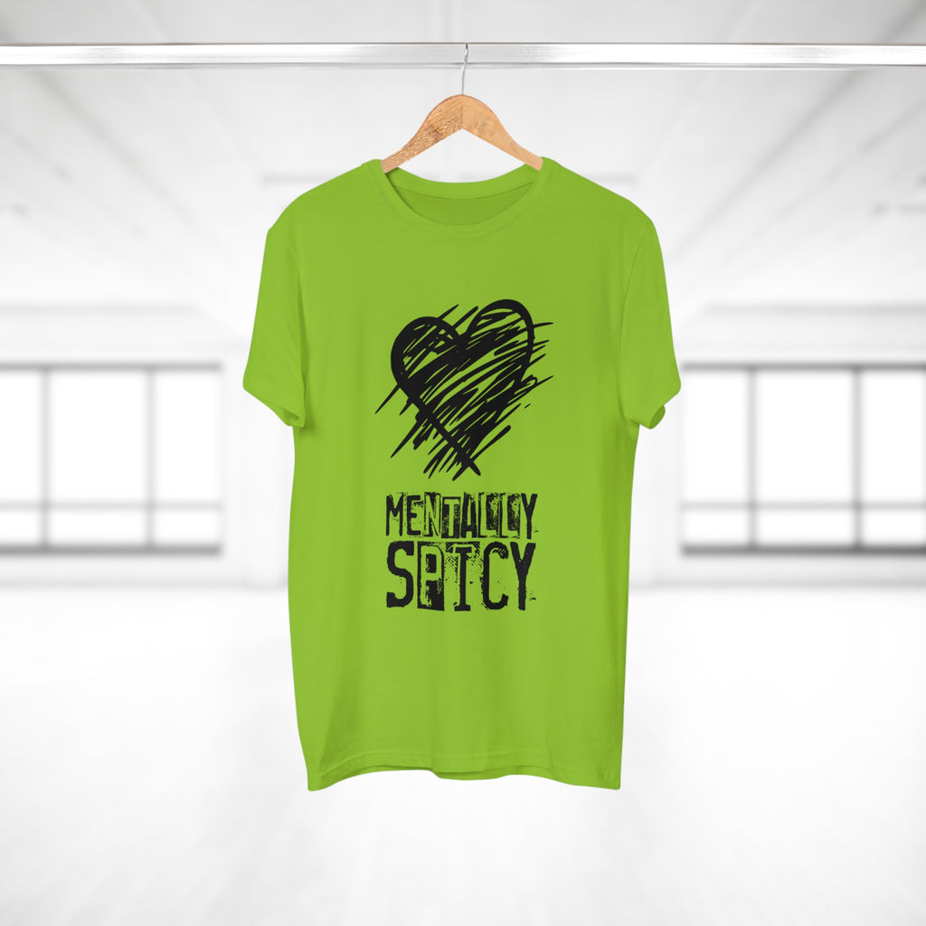 MENTALLY SPICY - Mental Health Shirt mit Humor - Trendiges Statement für Alltag & Festival