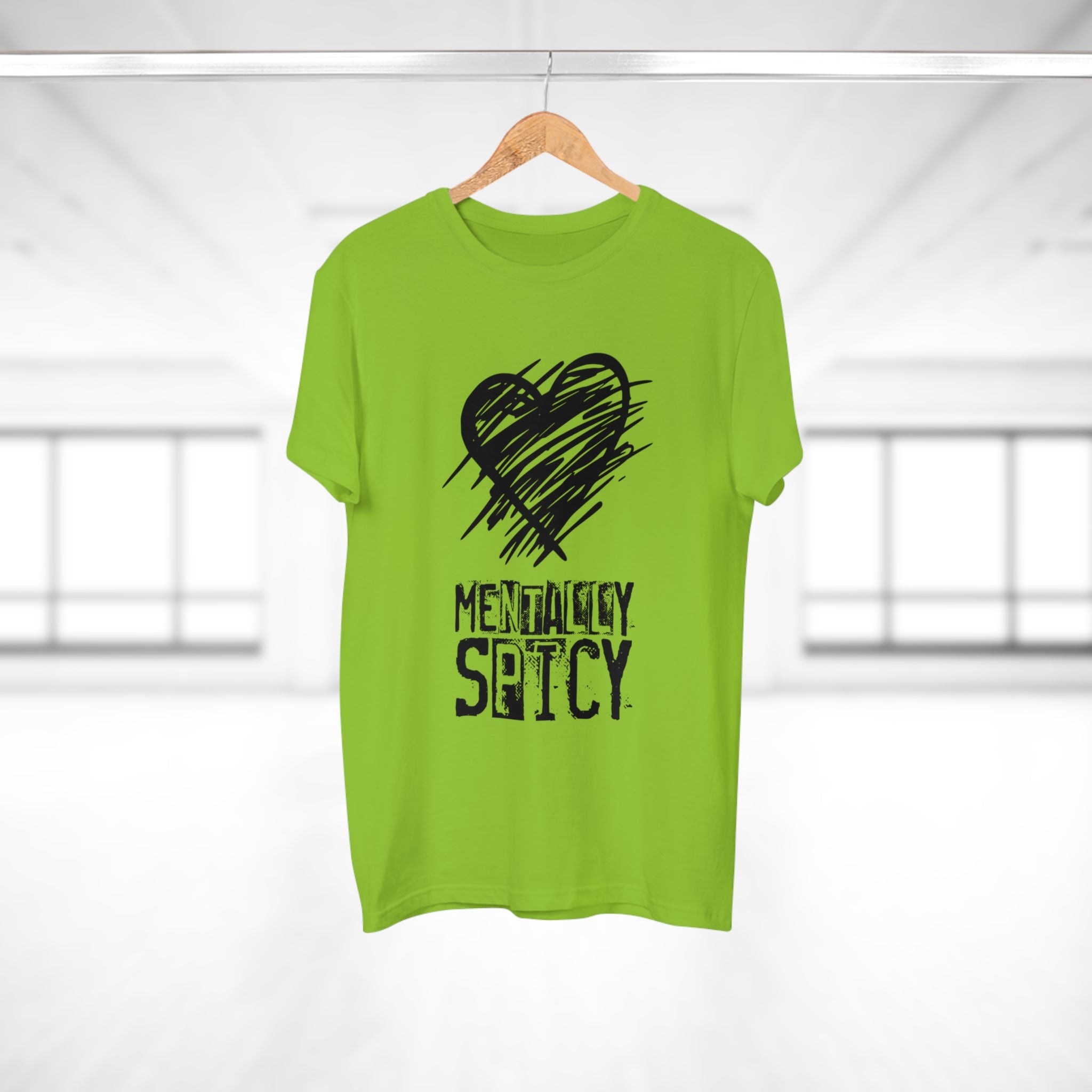 MENTALLY SPICY - Mental Health Shirt mit Humor - Trendiges Statement für Alltag & Festival