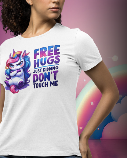 FREE HUGS UNICORN - Women's Shirt