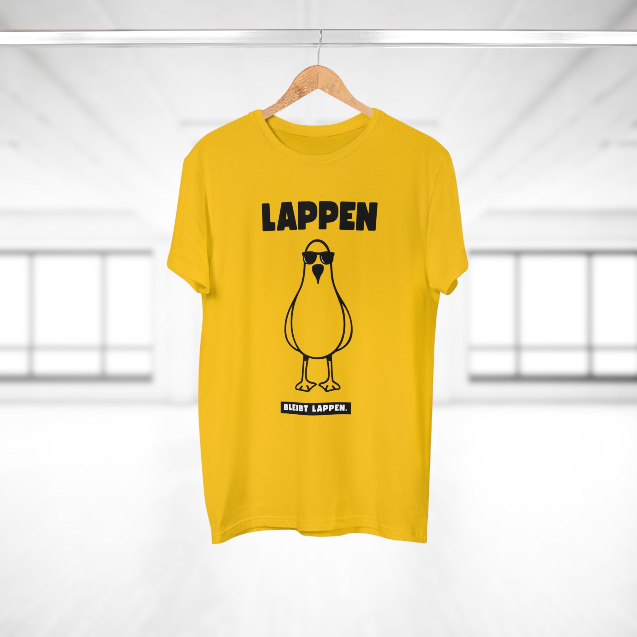 LAPPEN BLEIBT LAPPEN - Statement T-Shirt mit maritimem Flair – Für echte Küstenkinder und Möwen-Fans