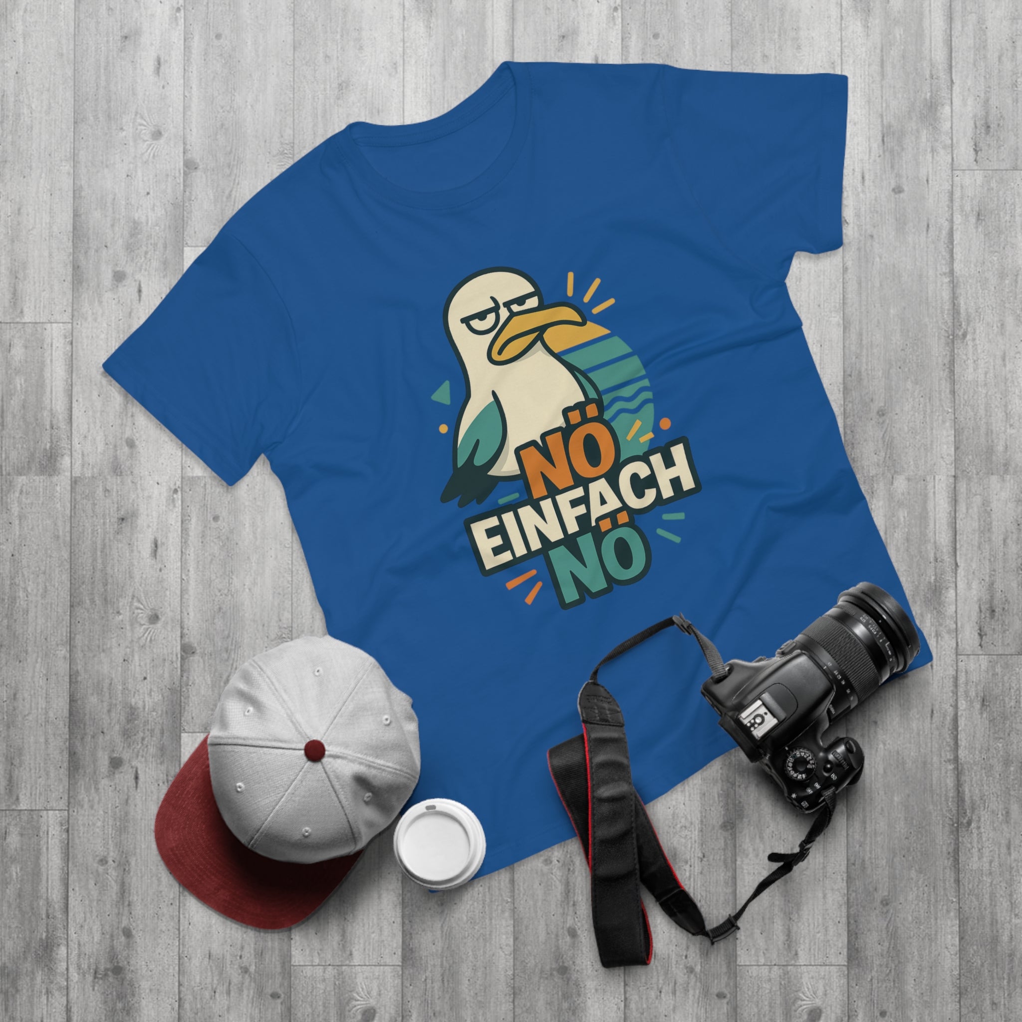 Lustiges Möwen T-Shirt – „Nö, einfach nö“ – Funshirt mit Möwenmotiv