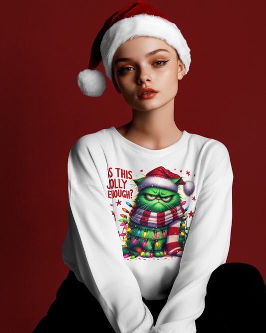 IS THIS JOLLY ENOUGH - UNISEX SWEATER