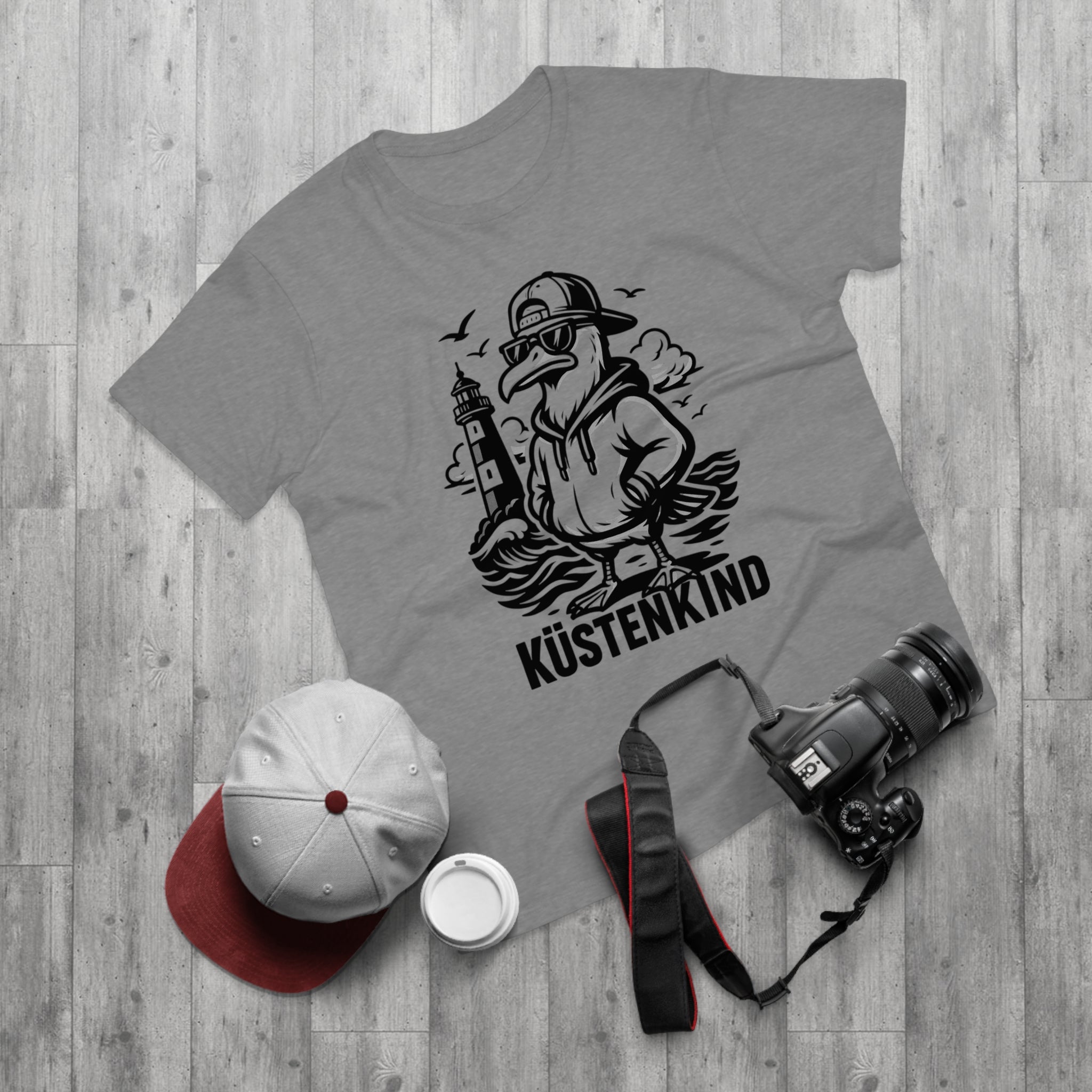 Küstenkind | T-Shirt Herren | Nordisch. Frei. Echt.