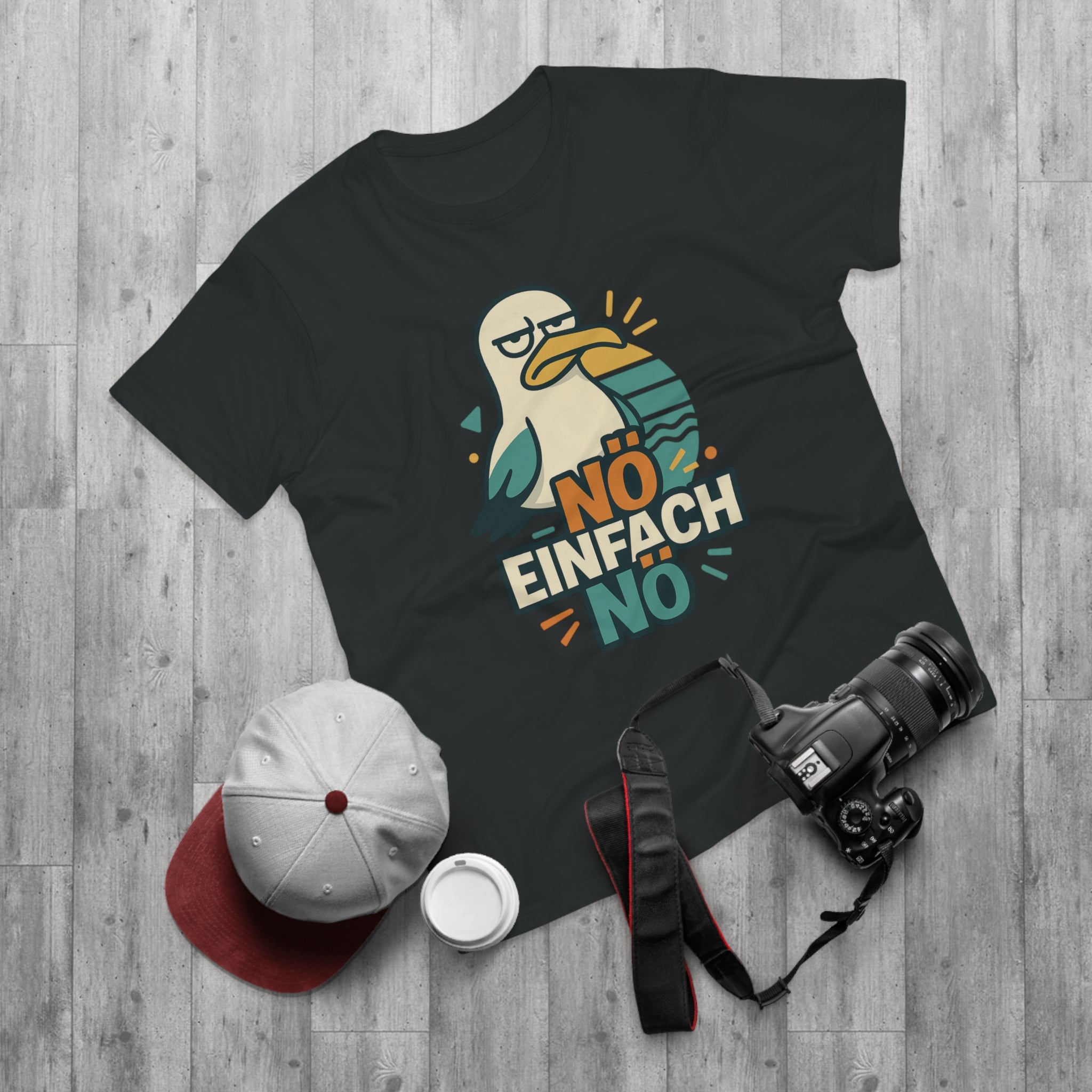 Lustiges Möwen T-Shirt – „Nö, einfach nö“ – Funshirt mit Möwenmotiv