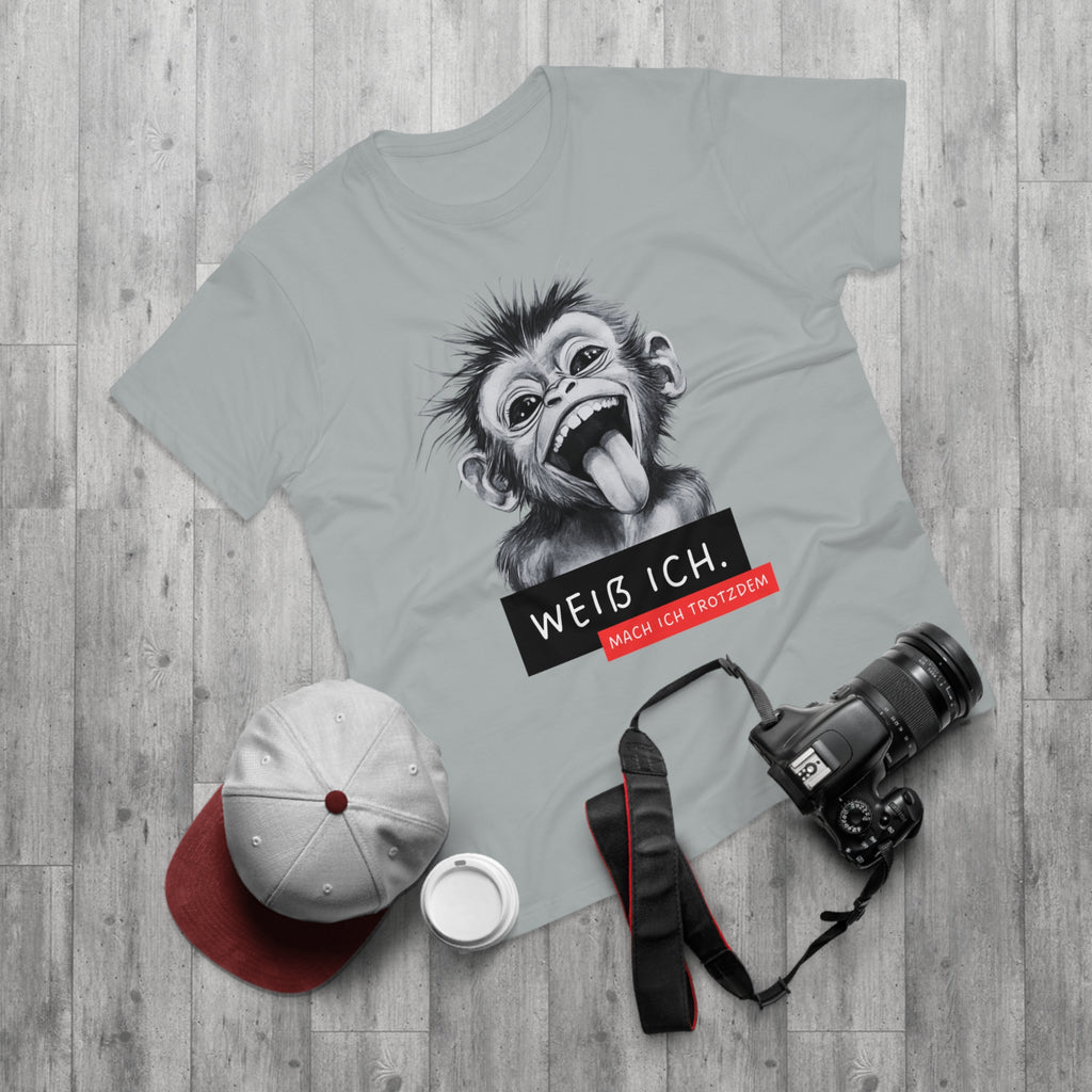 Funny Monkey Graphic T-Shirt, Humorous Tee for Animal Lovers, Gift for Birthdays and Special Occasions, Casual Wear, Statement Shirt