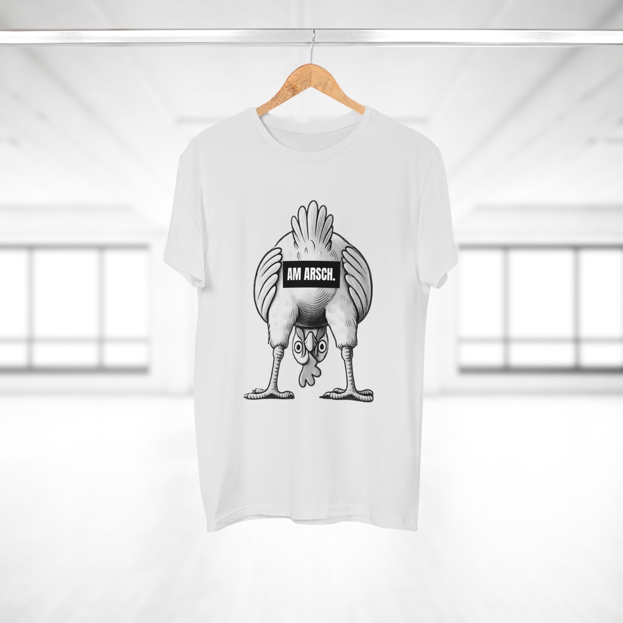 AM ARSCH - Freches Statement Shirt mit klarer Haltung – Lässig, direkt & nicht für Zartbesaitete