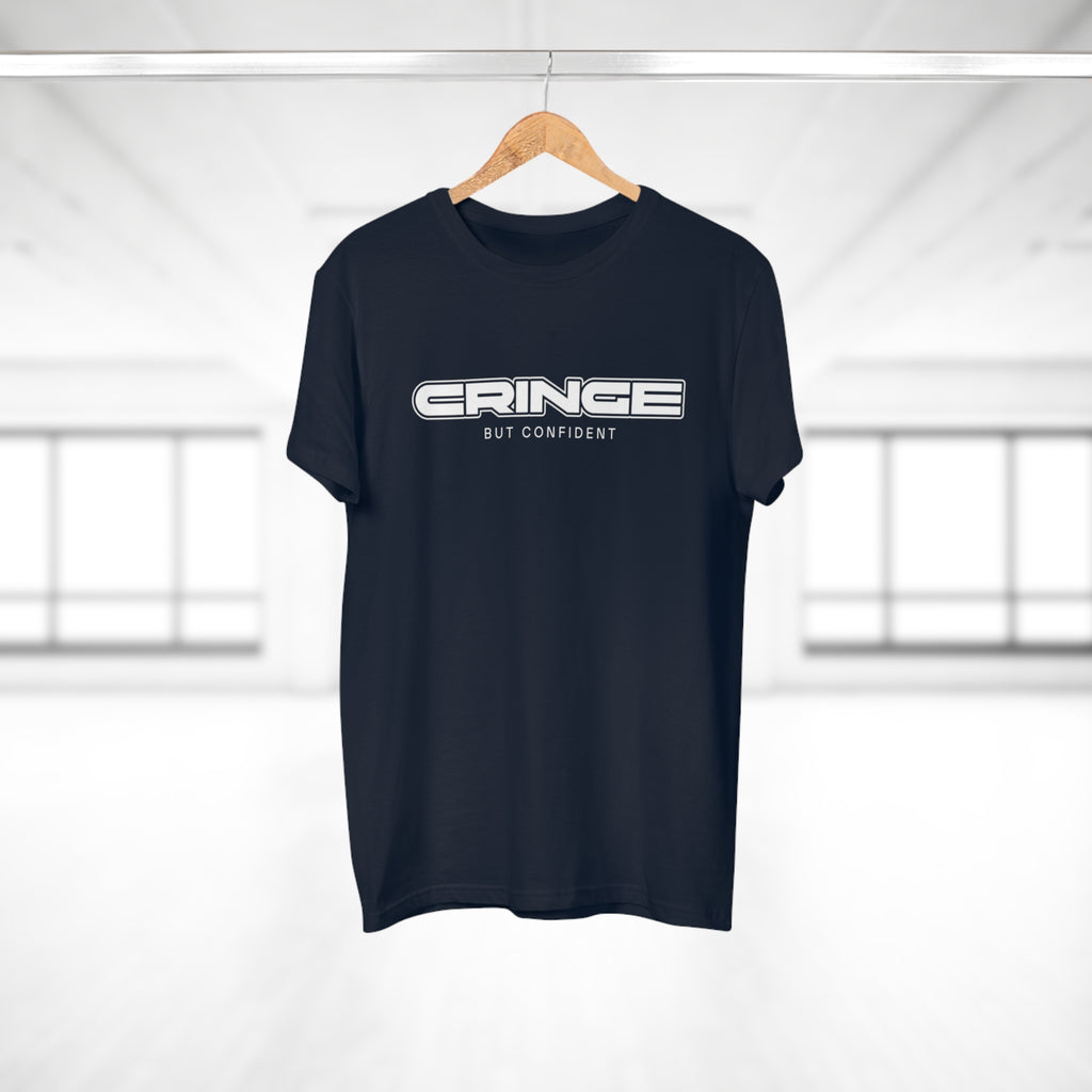 Cringe But Confident - Streetwear Statement Shirt – 100 % Baumwolle für echte Typen