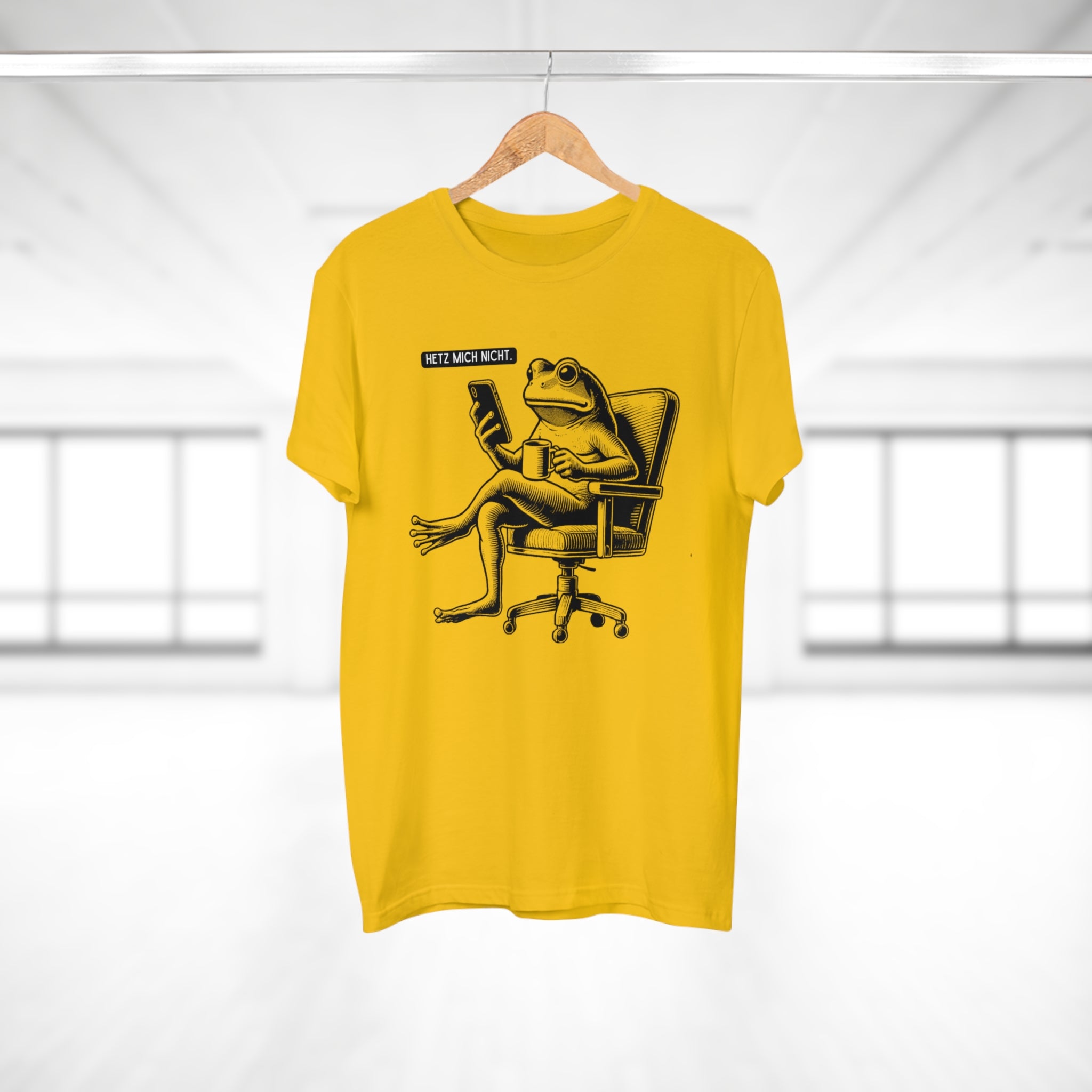 HETZ MICH NICHT - Statement Shirt -  Lässiges T-Shirt mit entspanntem Spruch