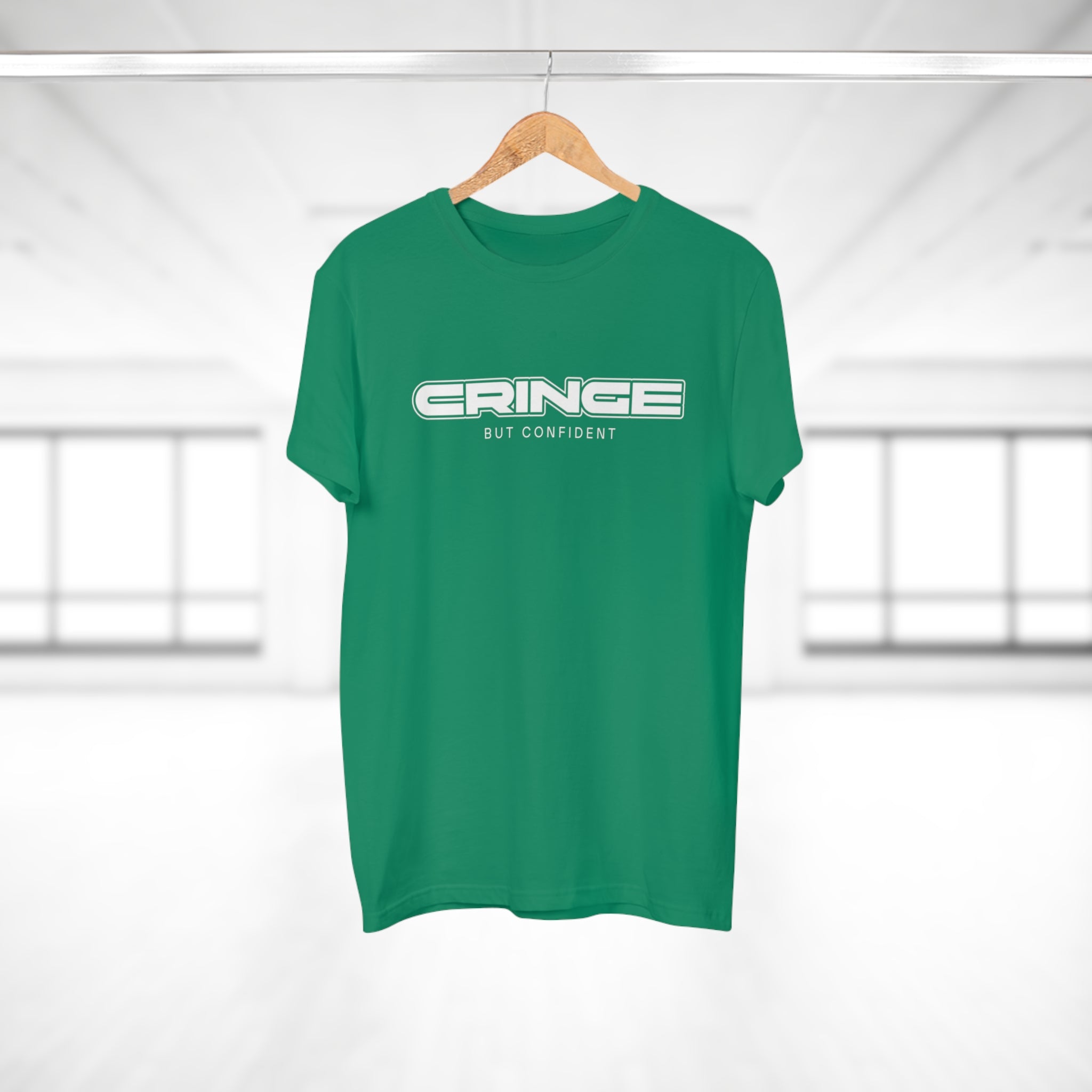 Cringe But Confident - Streetwear Statement Shirt – 100 % Baumwolle für echte Typen