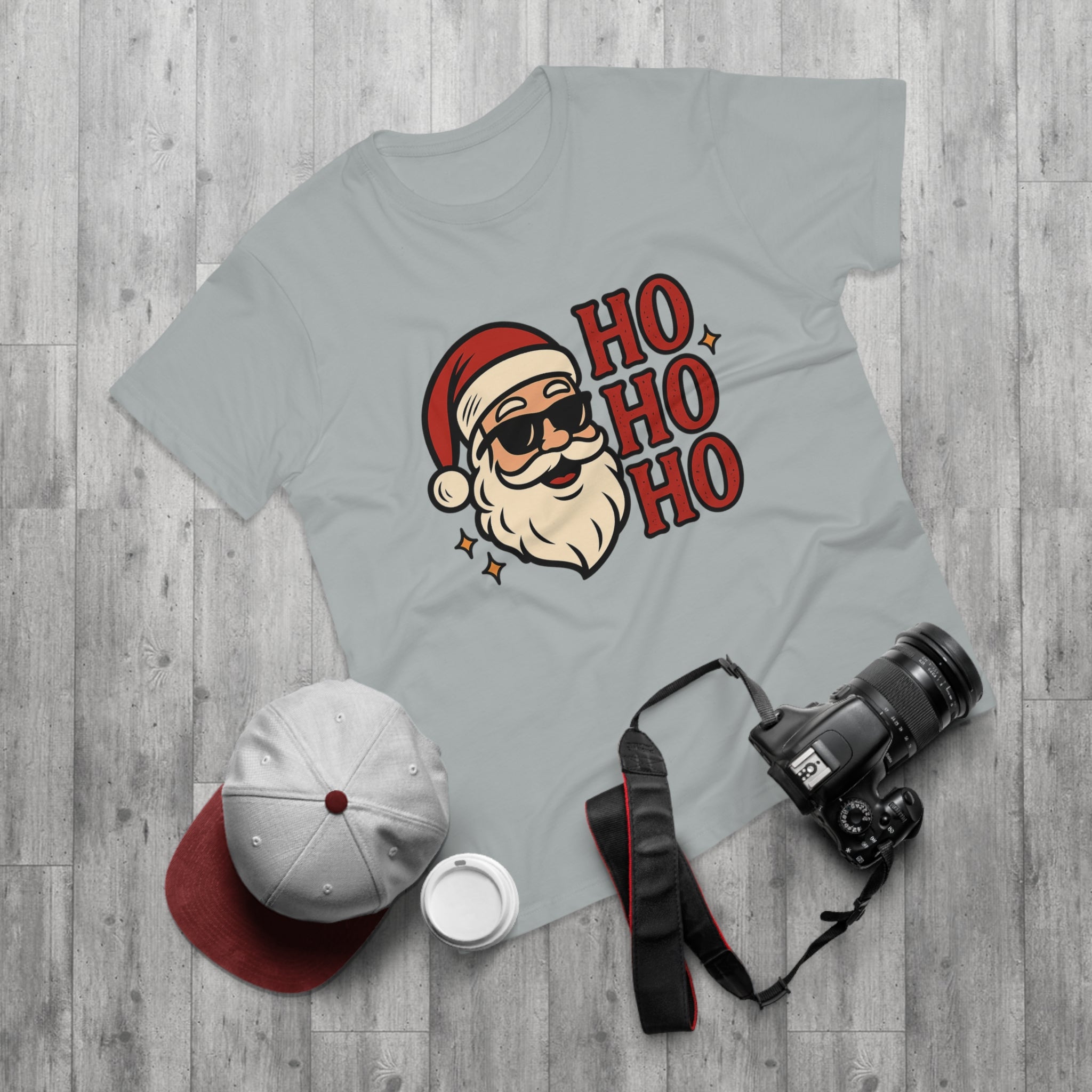 Santa Cool Men's T-Shirt, Christmas Shirt, Holiday Graphic Tee, Funny T-Shirt, Gift for Him, Casual Wear, Ho Ho Ho Tee