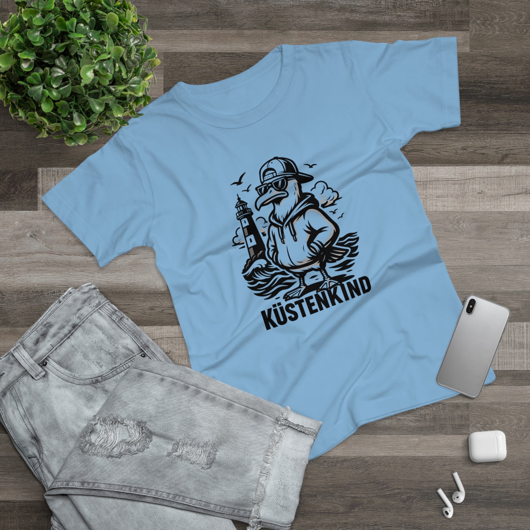 Küstenkind | T-Shirt Damen | Nordisch. Frei. Echt.