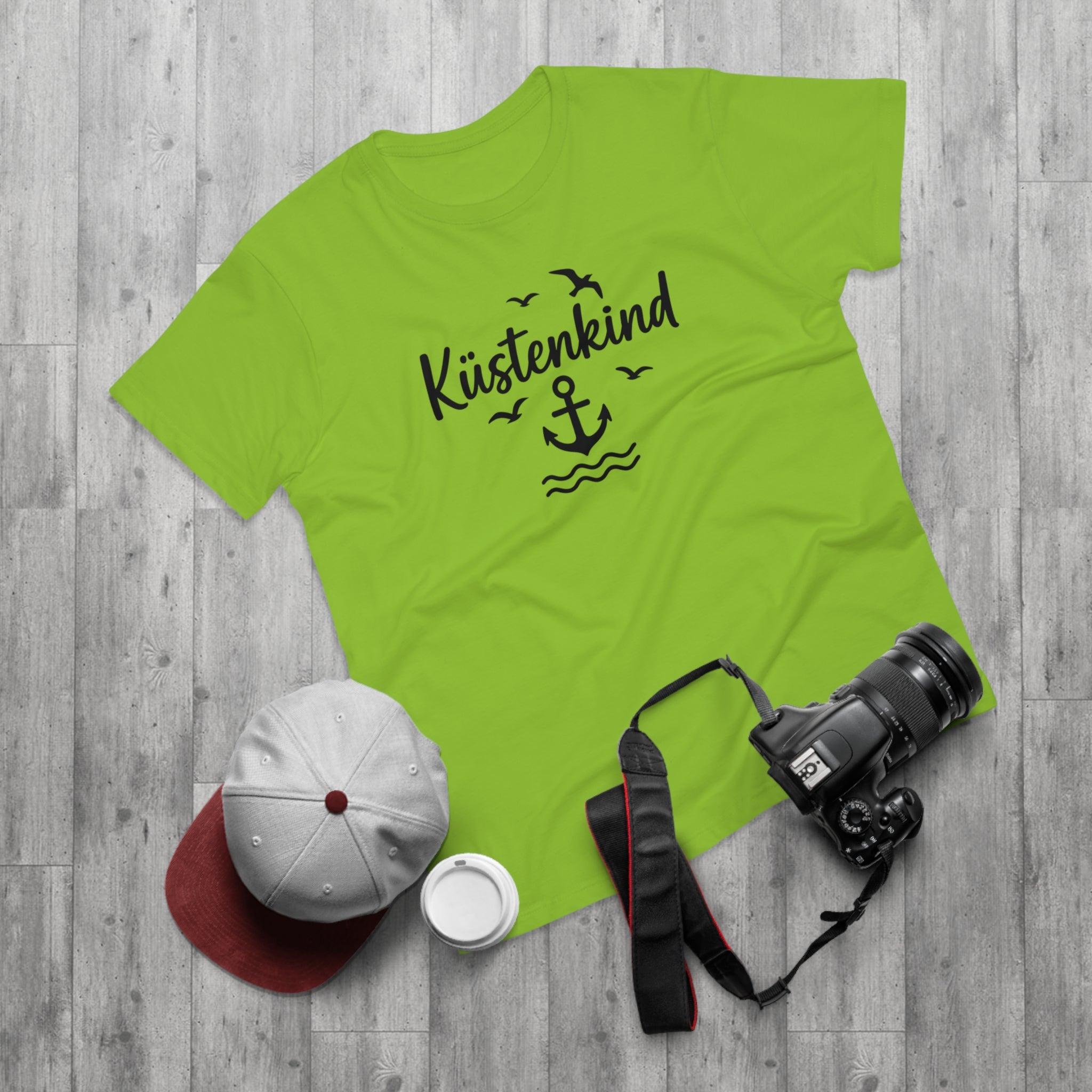 Küstenkind T-Shirt – Maritimes Shirt mit Anker & Möwen – Nordsee Ostsee Geschenk
