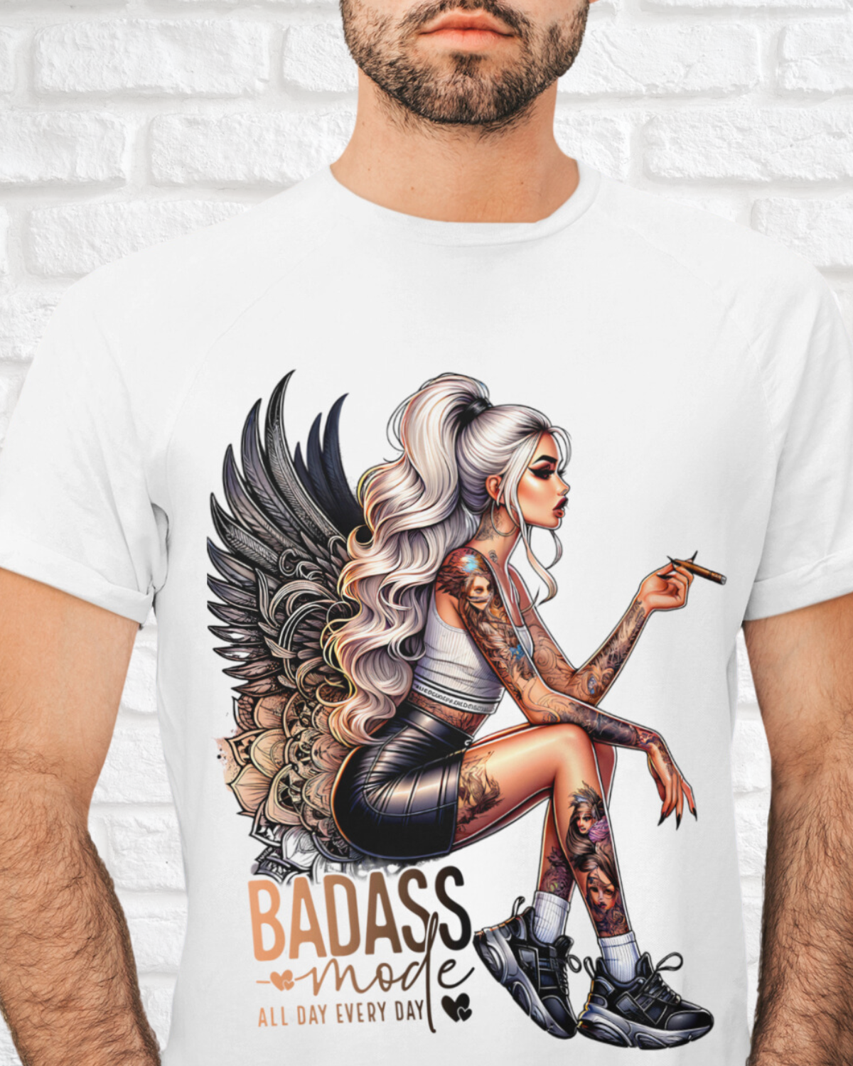 BAD ASS MODE. ALL DAY EVERY DAY - MEN SHIRT