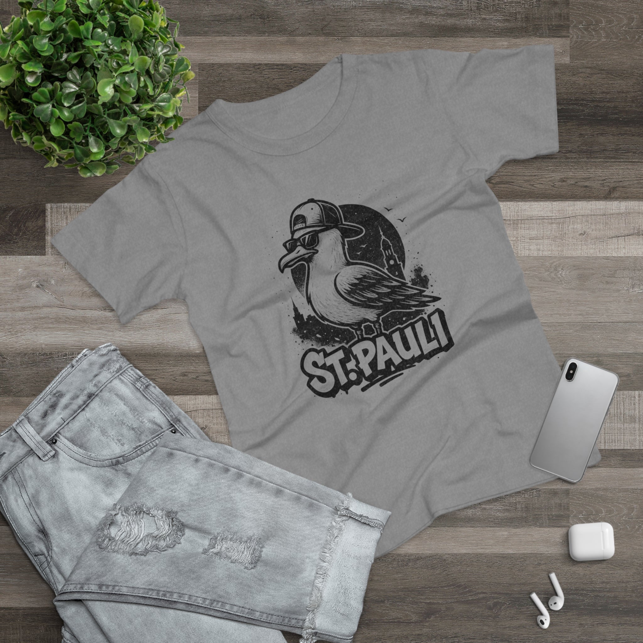 St. Pauli | T-Shirt Damen | Kiezstyle mit Herz und Haltung