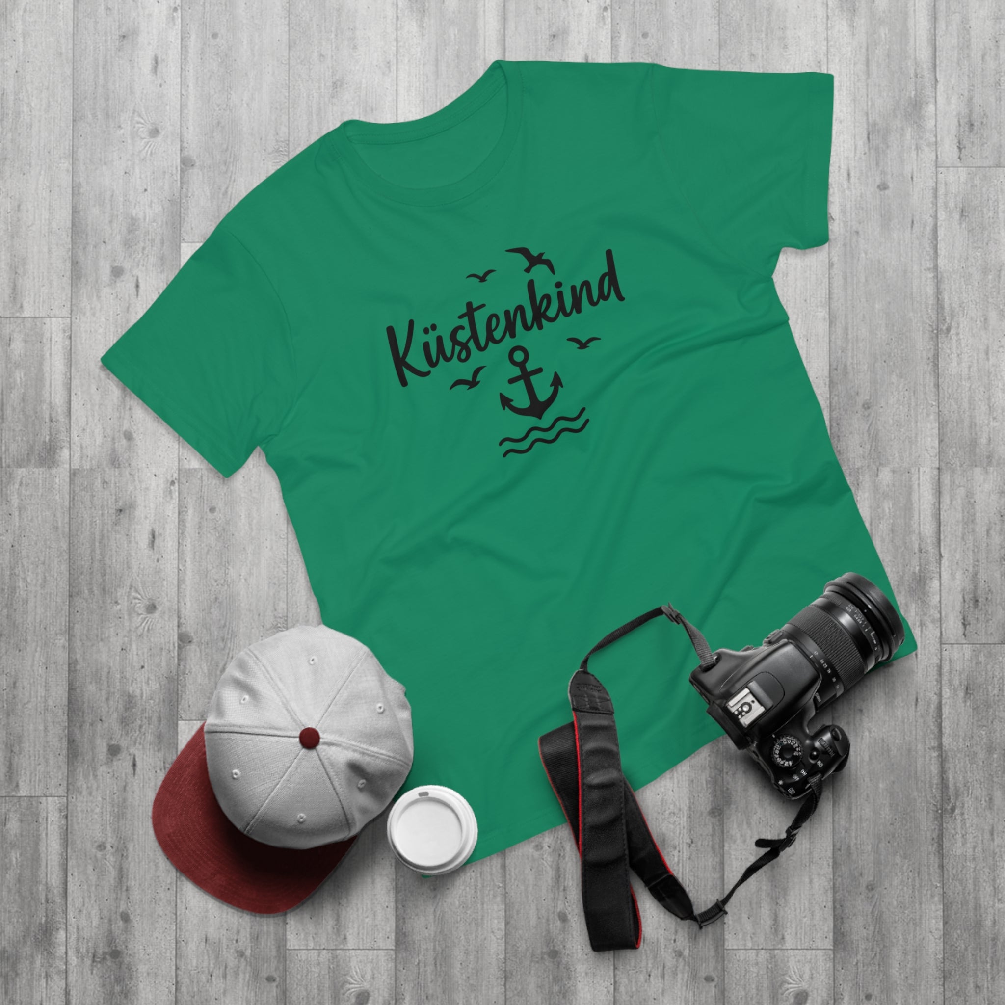 Küstenkind T-Shirt – Maritimes Shirt mit Anker & Möwen – Nordsee Ostsee Geschenk